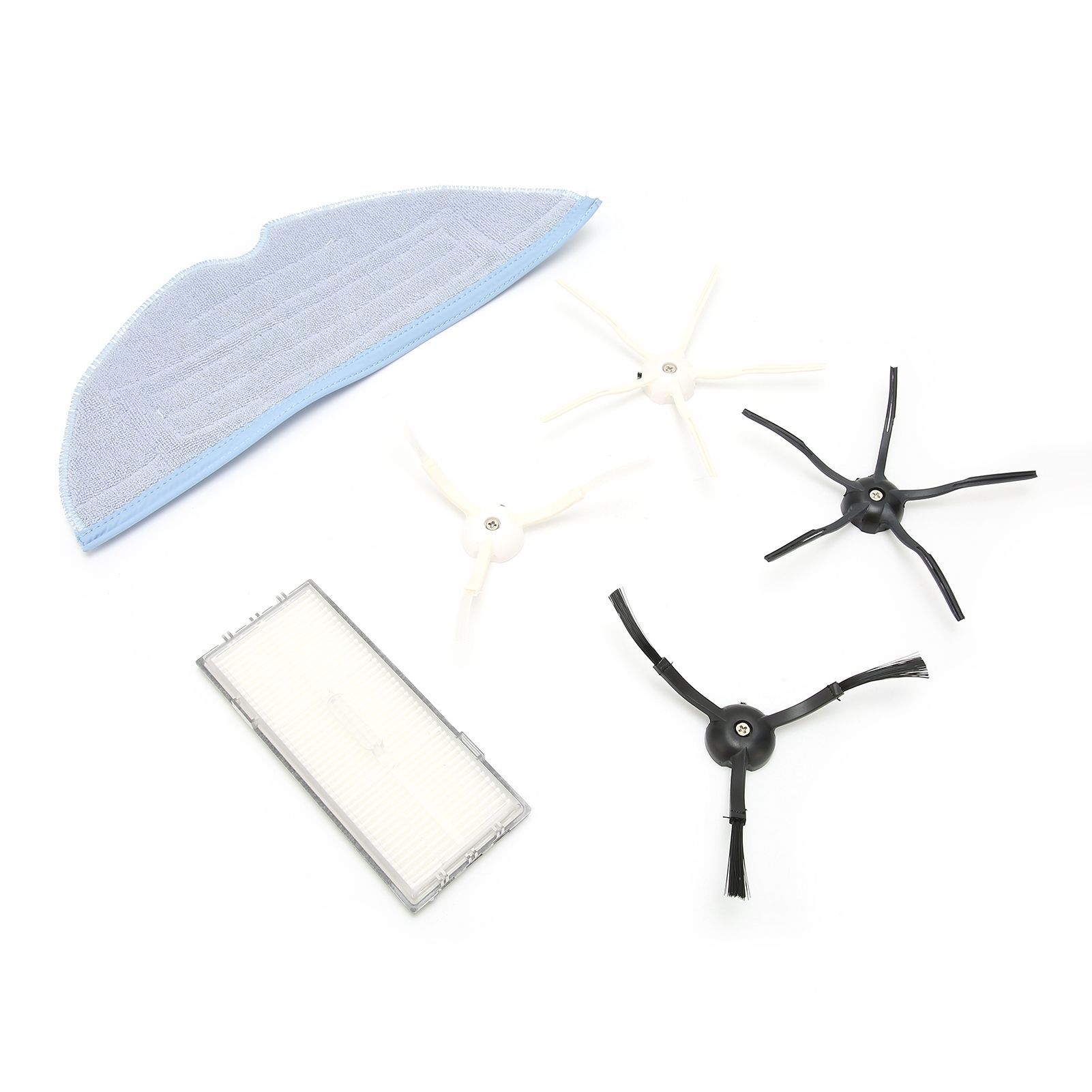 Cleaning Mop Cloth Filter Element Side Brush Kit Replacement for T7S T7plus S7
