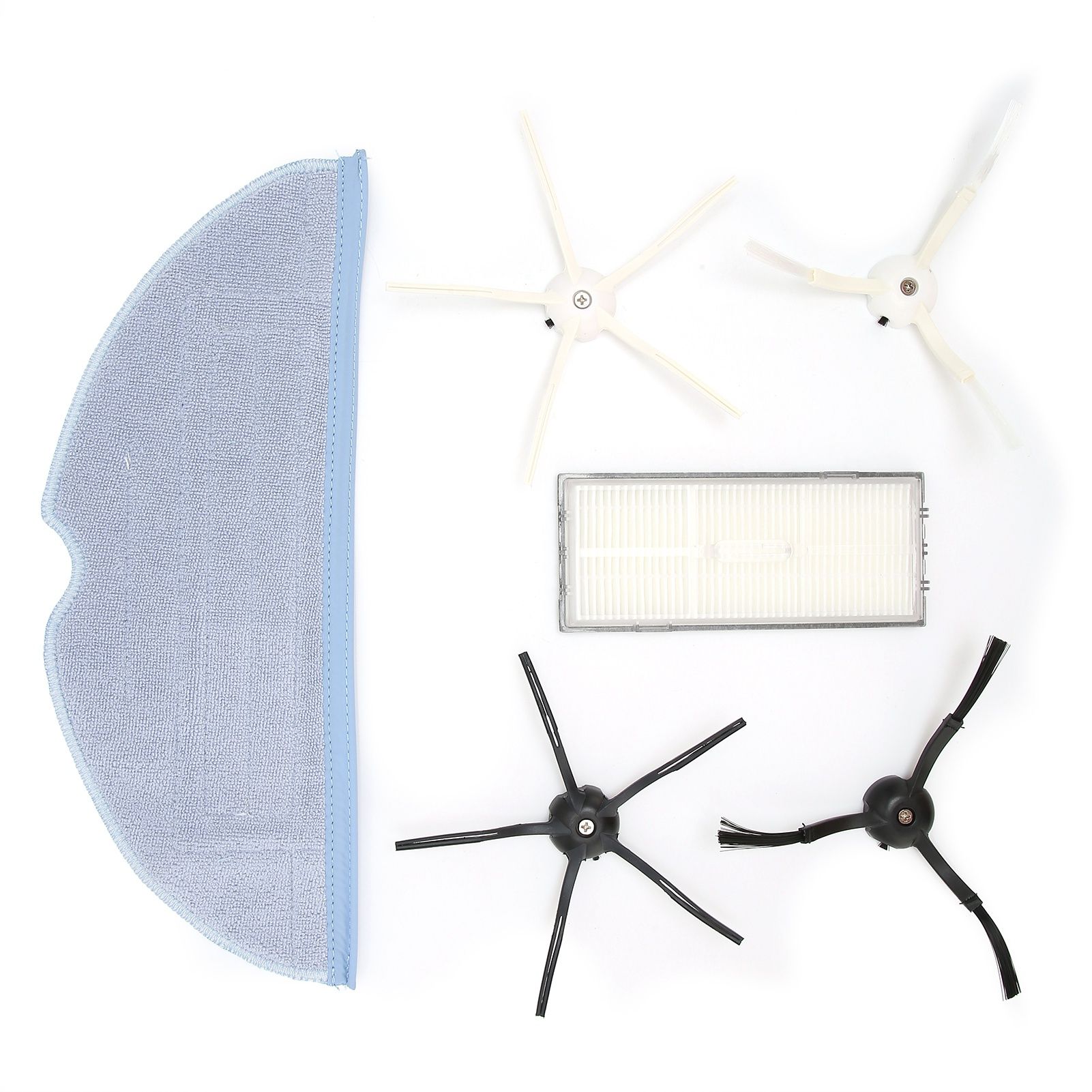 Cleaning Mop Cloth Filter Element Side Brush Kit Replacement for T7S T7plus S7 view 2