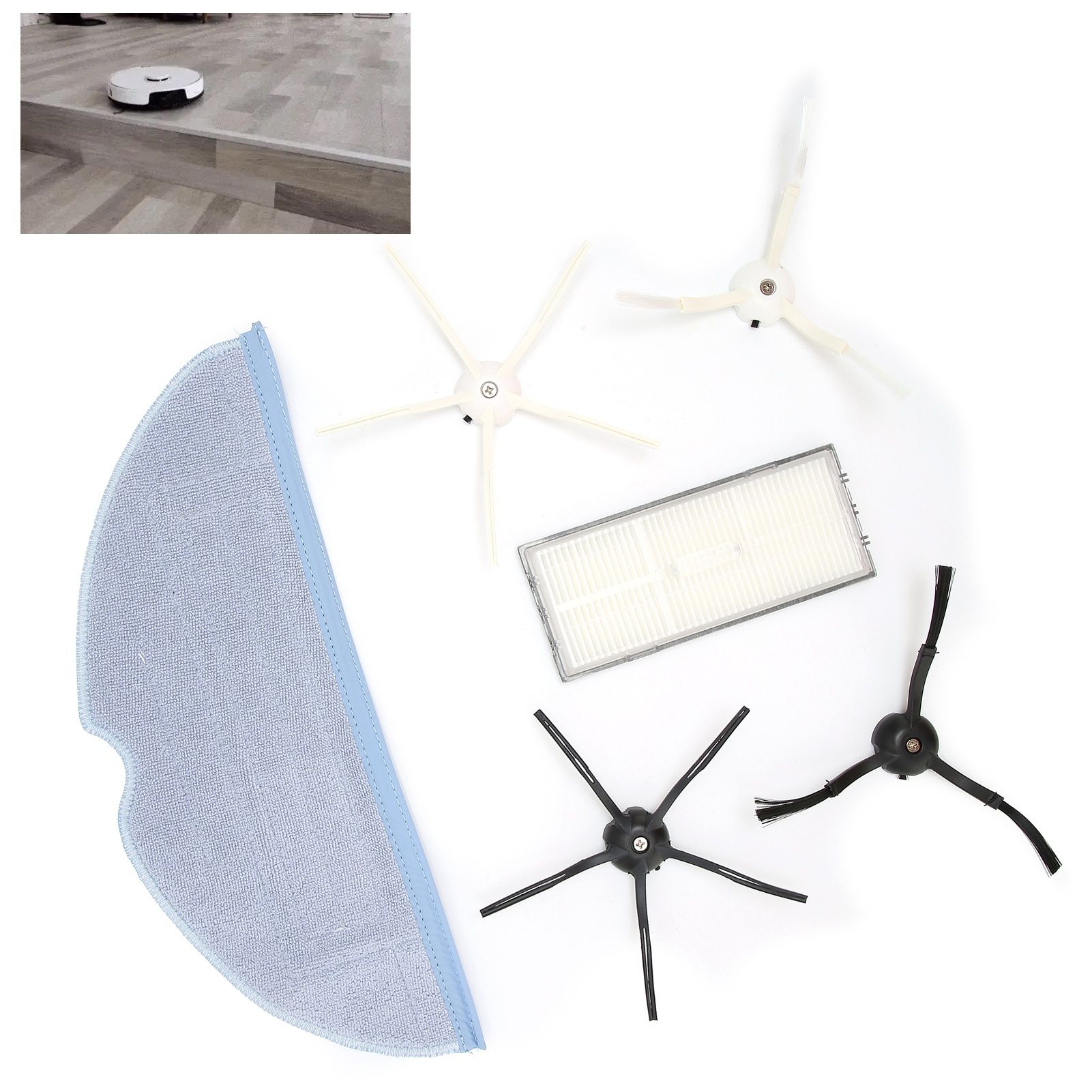 Cleaning Mop Cloth Filter Element Side Brush Kit Replacement for T7S T7plus S7 view 11