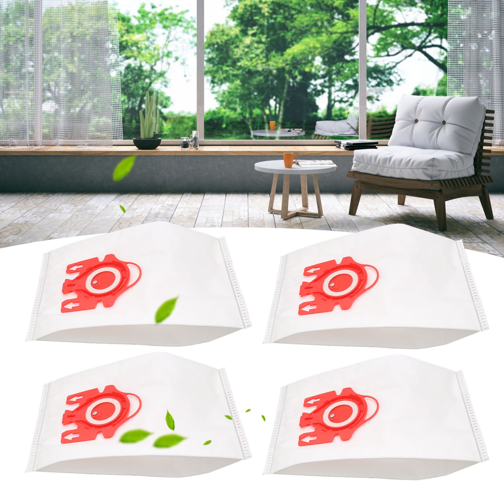 4PCS Non Woven Dust Bag Replacement Fit for Miele FJM Series Vacuum Cleaner Parts view 12