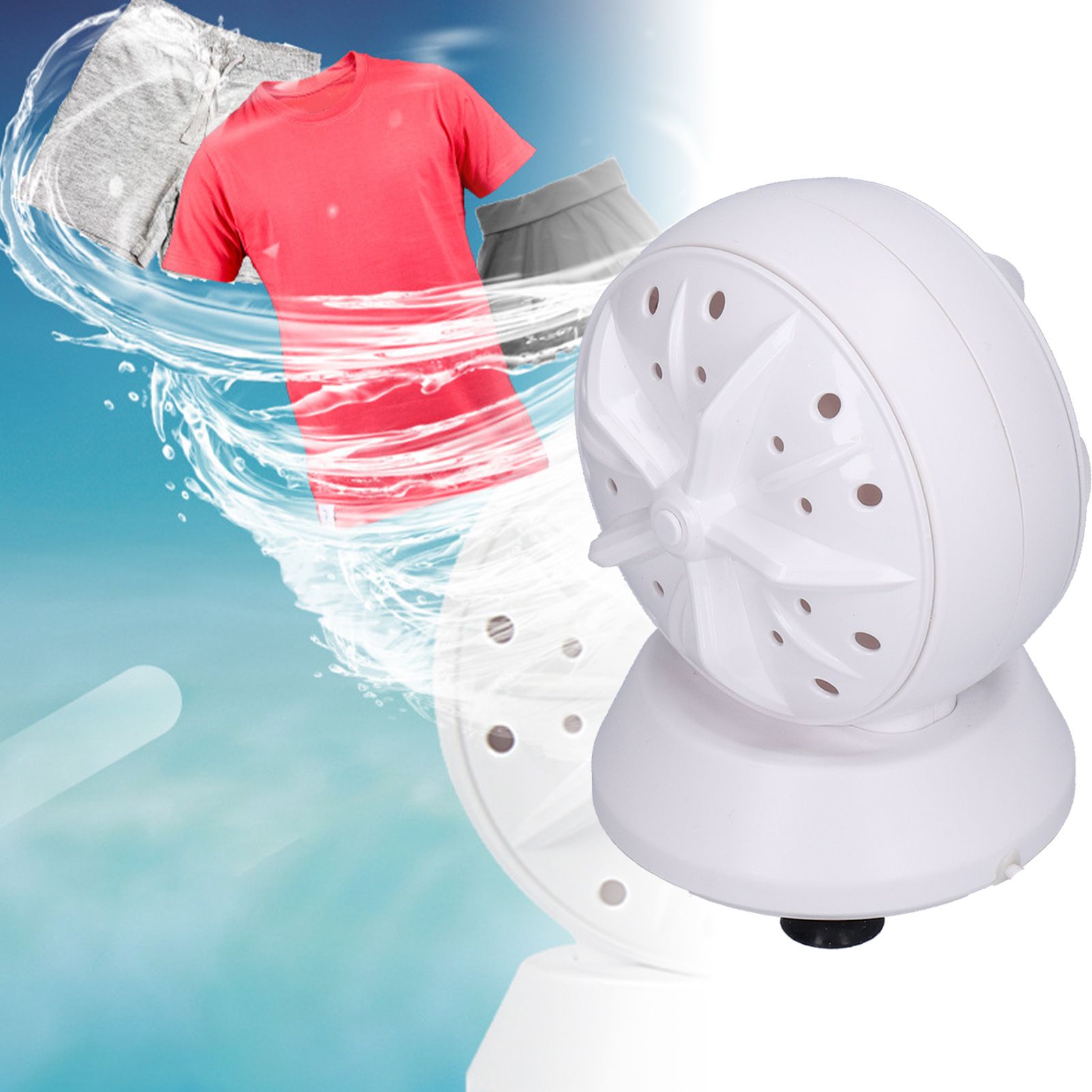 Mini Washing Machine Portable Multifunctional Washer Ultrasonic Washing view 12