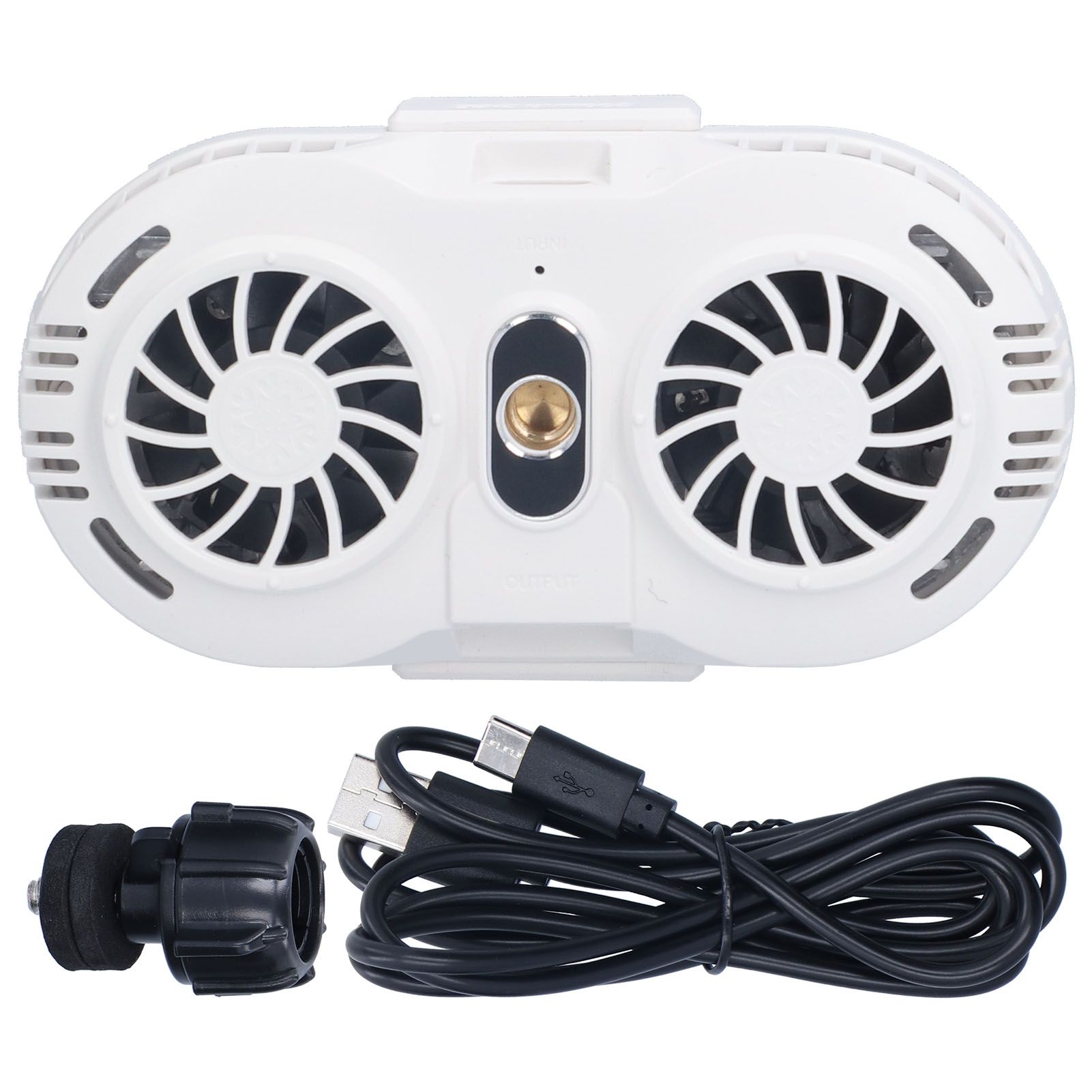 Mobile Phone Cooler Fan Retractable Mute Cellphone Radiators with Dual Semi view 2