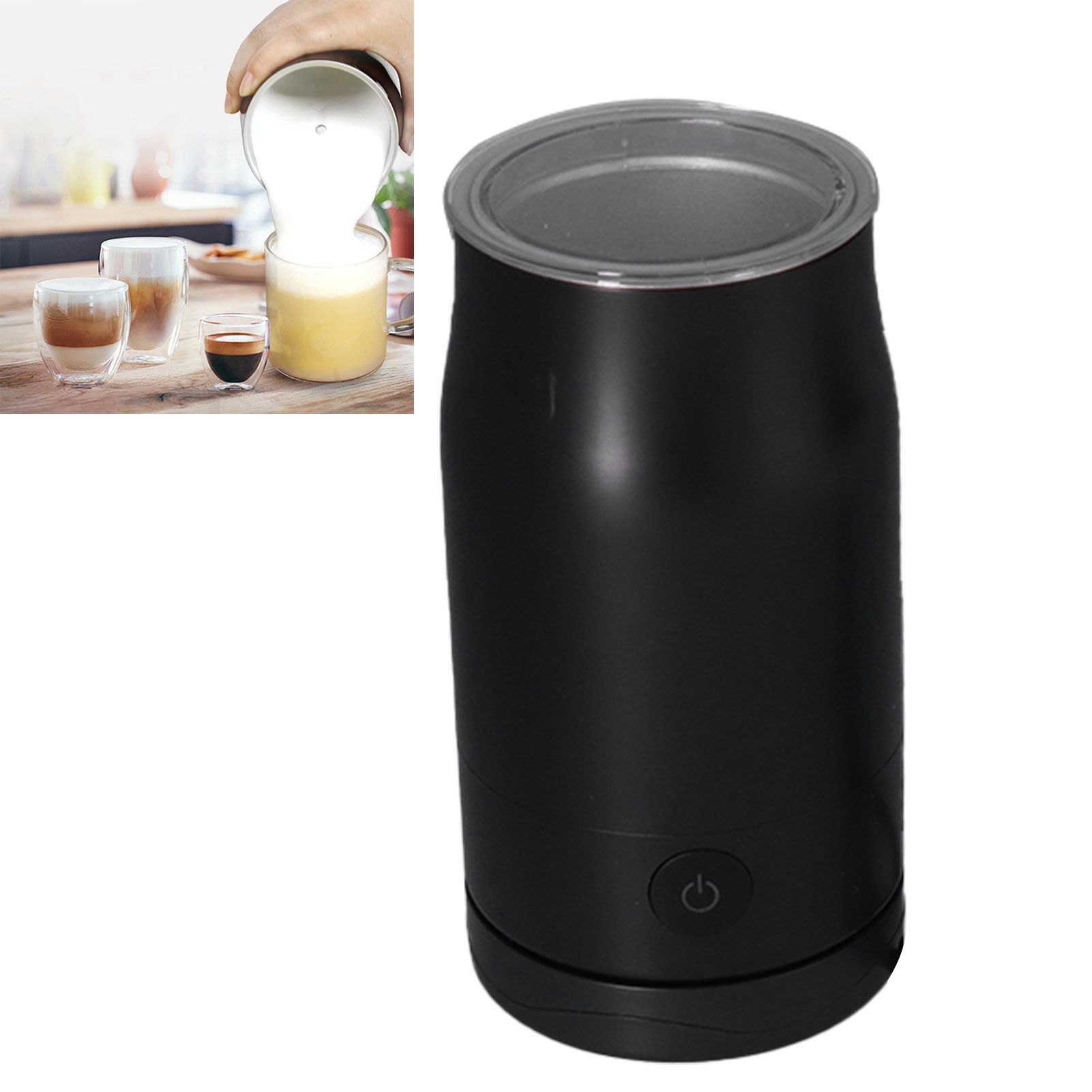 Stainless Steel Electric Milk Foam Machine Automatic Milk Frother Blender for view 11