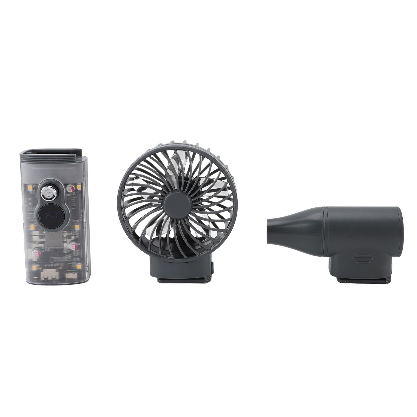 Jet Fan Mini Blower USB Rechargeable Multifunction Low Noise 30 Gears view 12