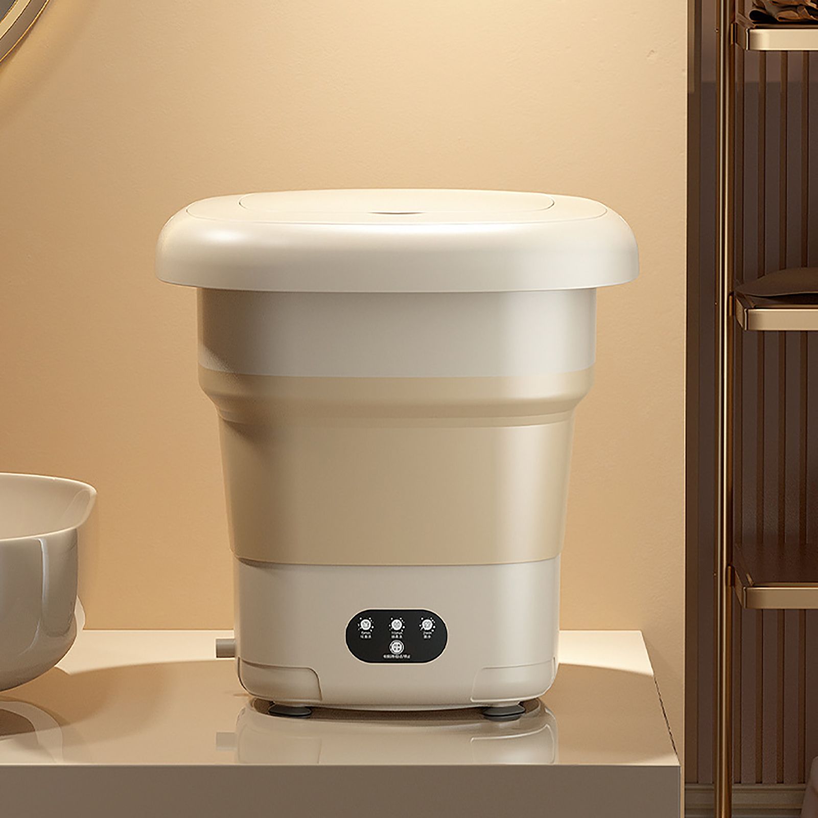 9L Foldable Washing Machine Multifunction Compact Mini Washing Machine view 9