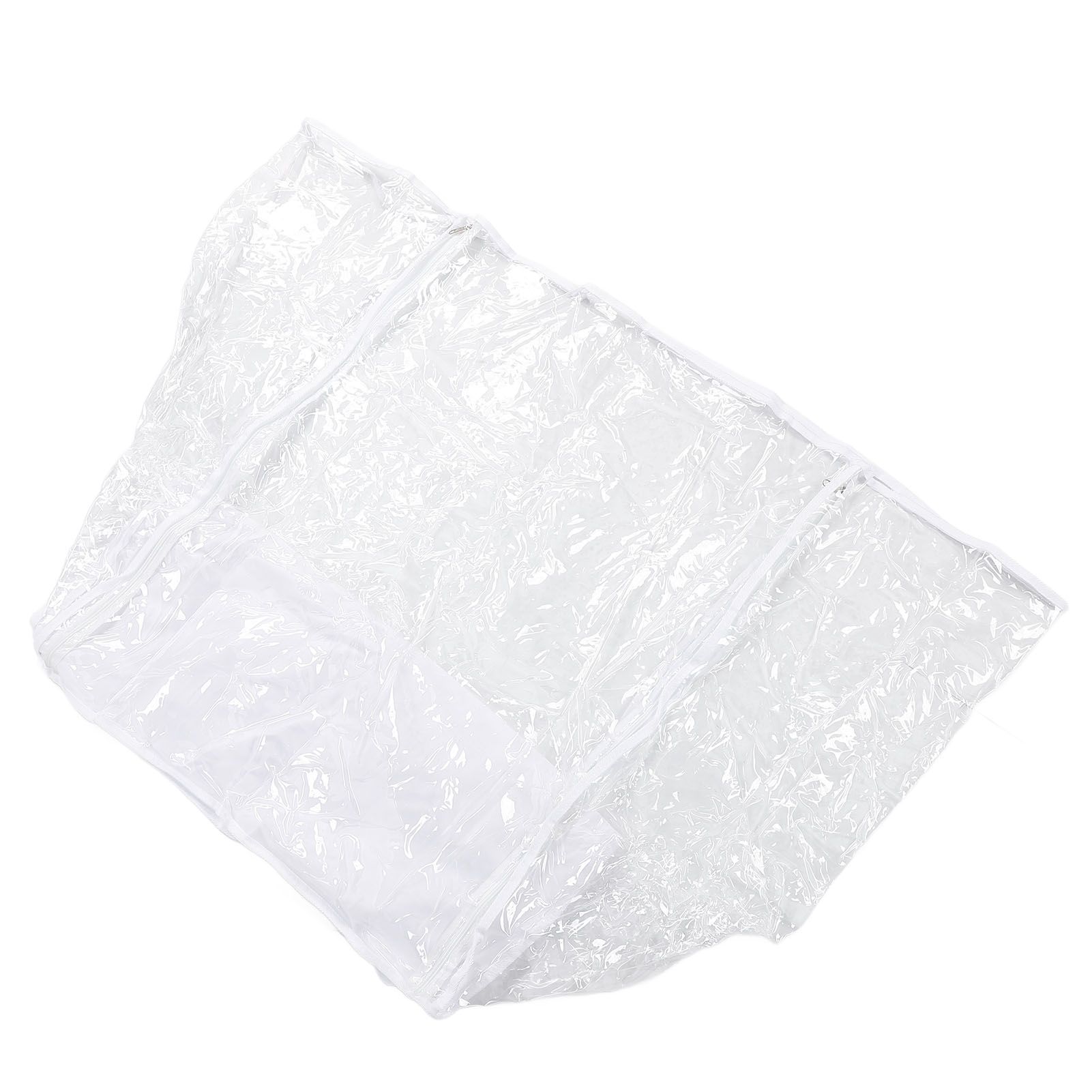 Sheet Pan Rack Cover Transparent Foldable PVC Foodservice Bread Rack Cover for — image 1