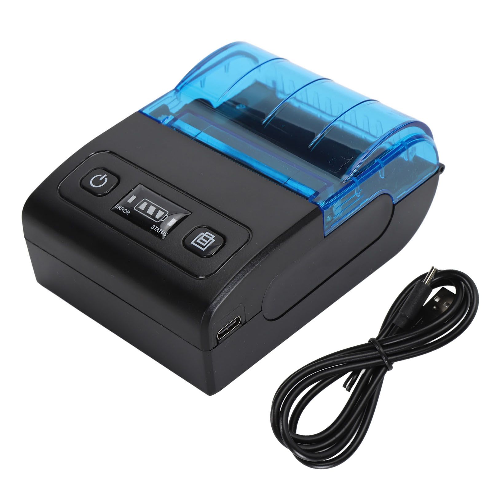 Portable Thermal Receipt Printer 1500mAh 58mm Multi Language Support Bluetooth view 3