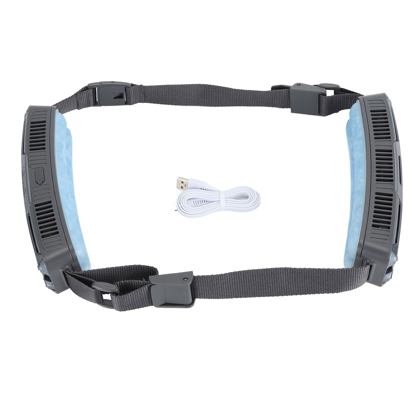 Wearable Waist Fan Multifunctional 3 Speeds Adjustable Ice Compress Efficient view 3