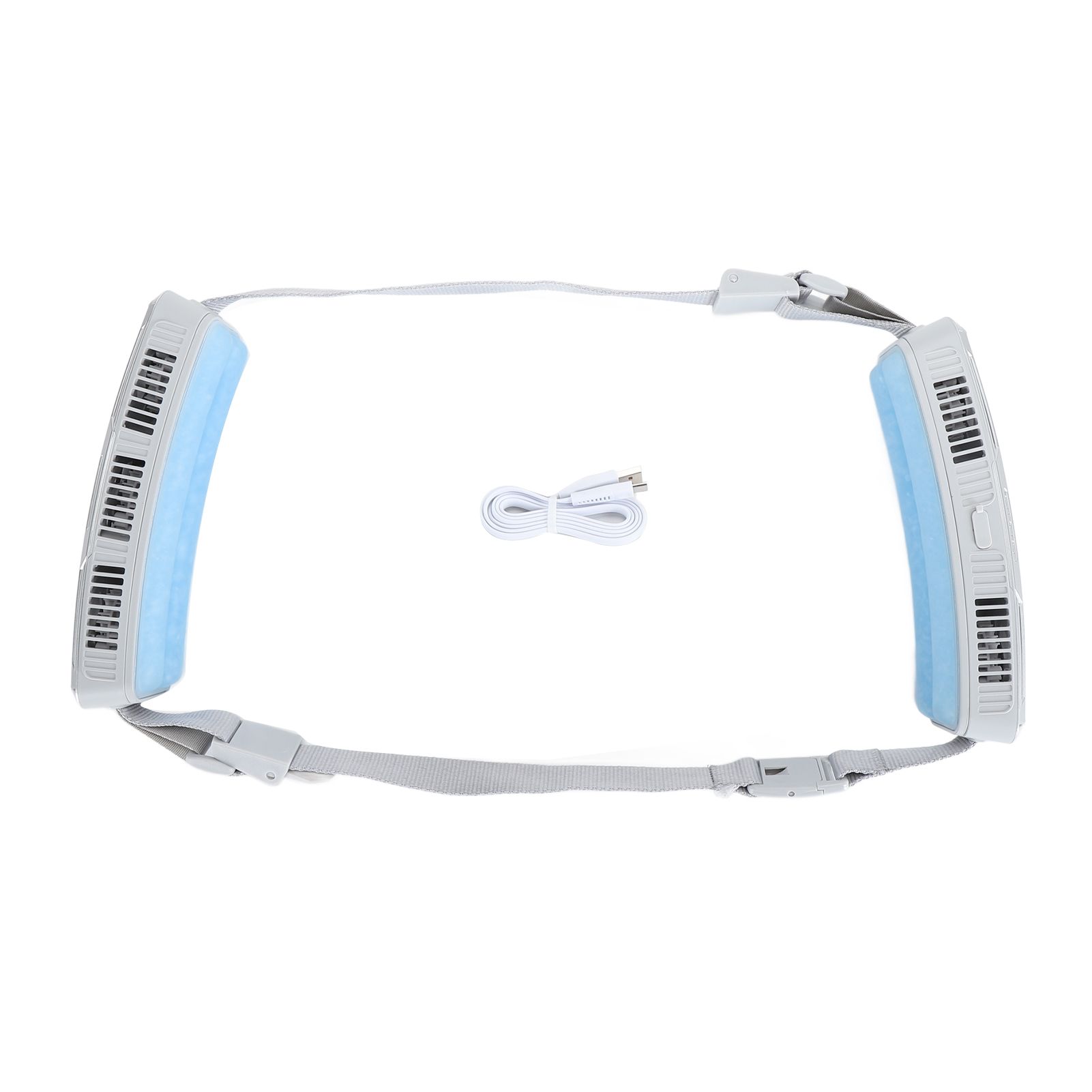 Wearable Waist Fan Multifunctional 3 Speeds Adjustable Ice Compress Efficient view 3