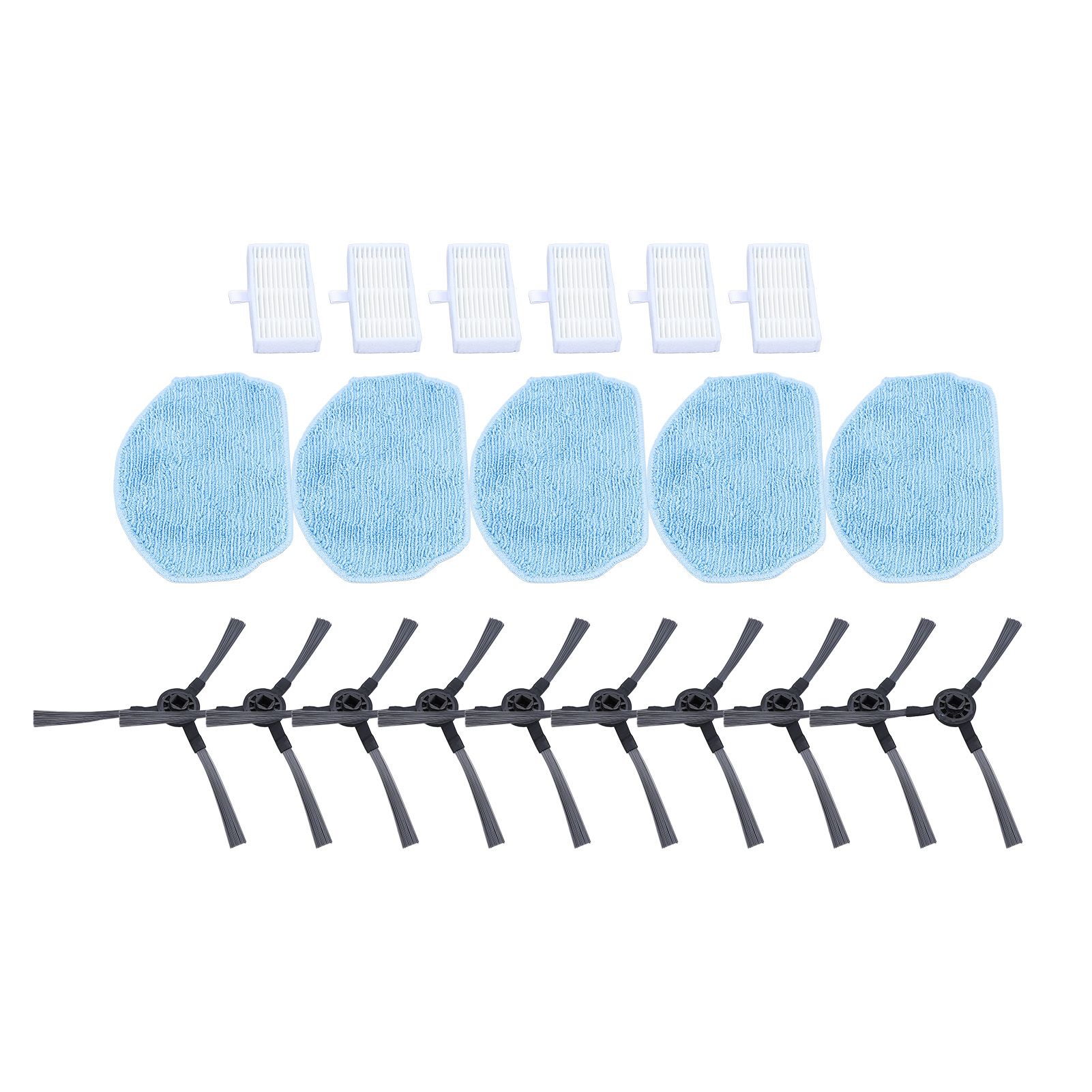 Robot Vacuum Cleaner Replacement Parts Vacuum Filters Mop Pads Side Brush
