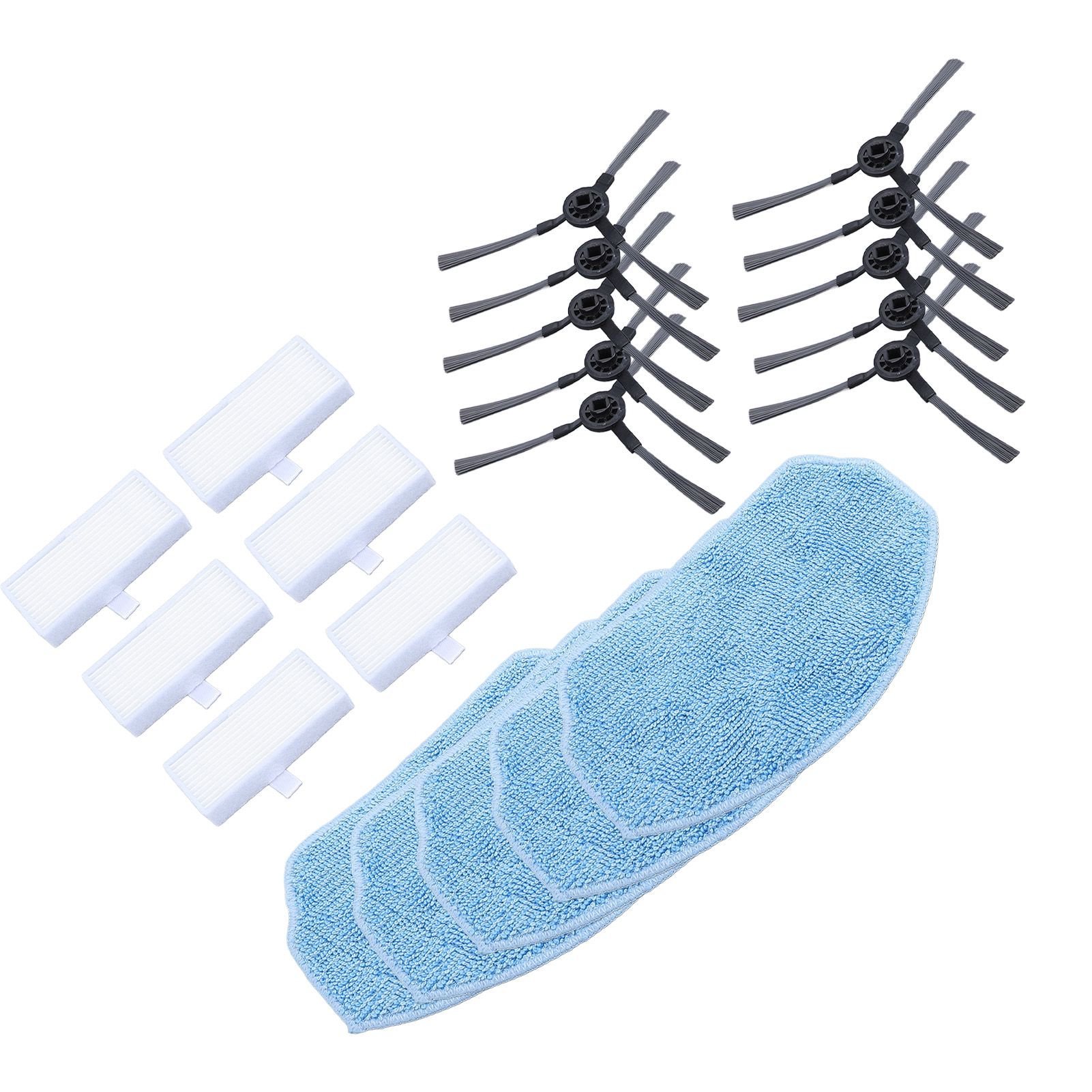 Robot Vacuum Cleaner Replacement Parts Vacuum Filters Mop Pads Side Brush view 6