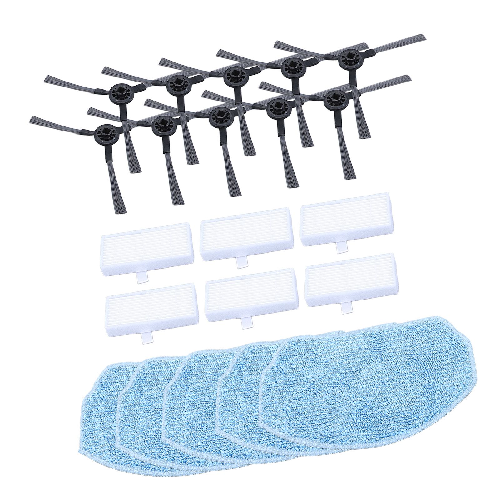 Robot Vacuum Cleaner Replacement Parts Vacuum Filters Mop Pads Side Brush view 8