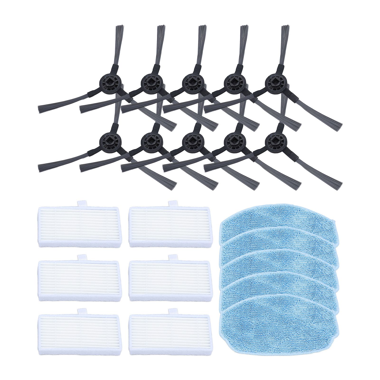 Robot Vacuum Cleaner Replacement Parts Vacuum Filters Mop Pads Side Brush view 9