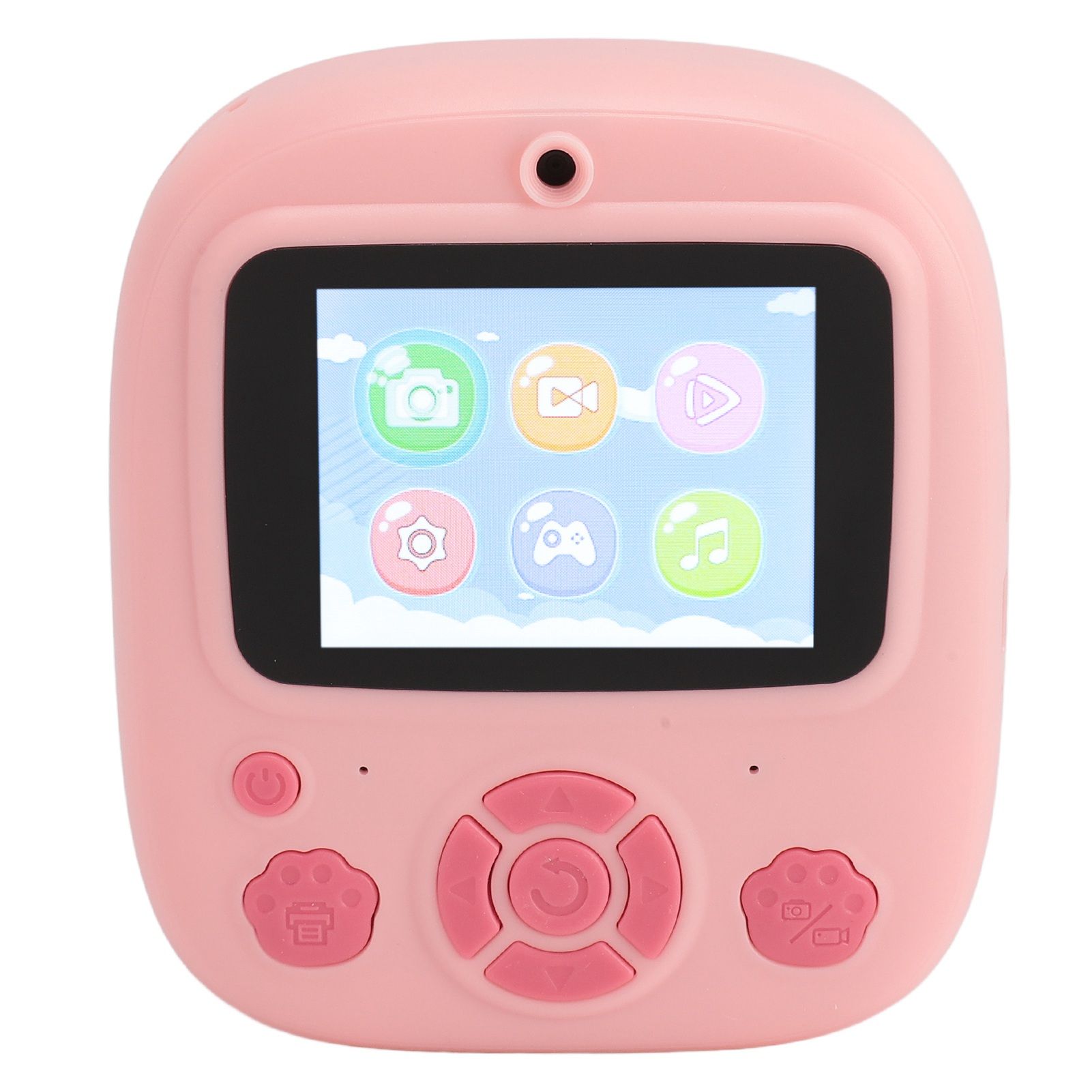 Instant Print Camera for Kids 2.4 Inch IPS HD Screen 1080P Dual Lens 8X view 9