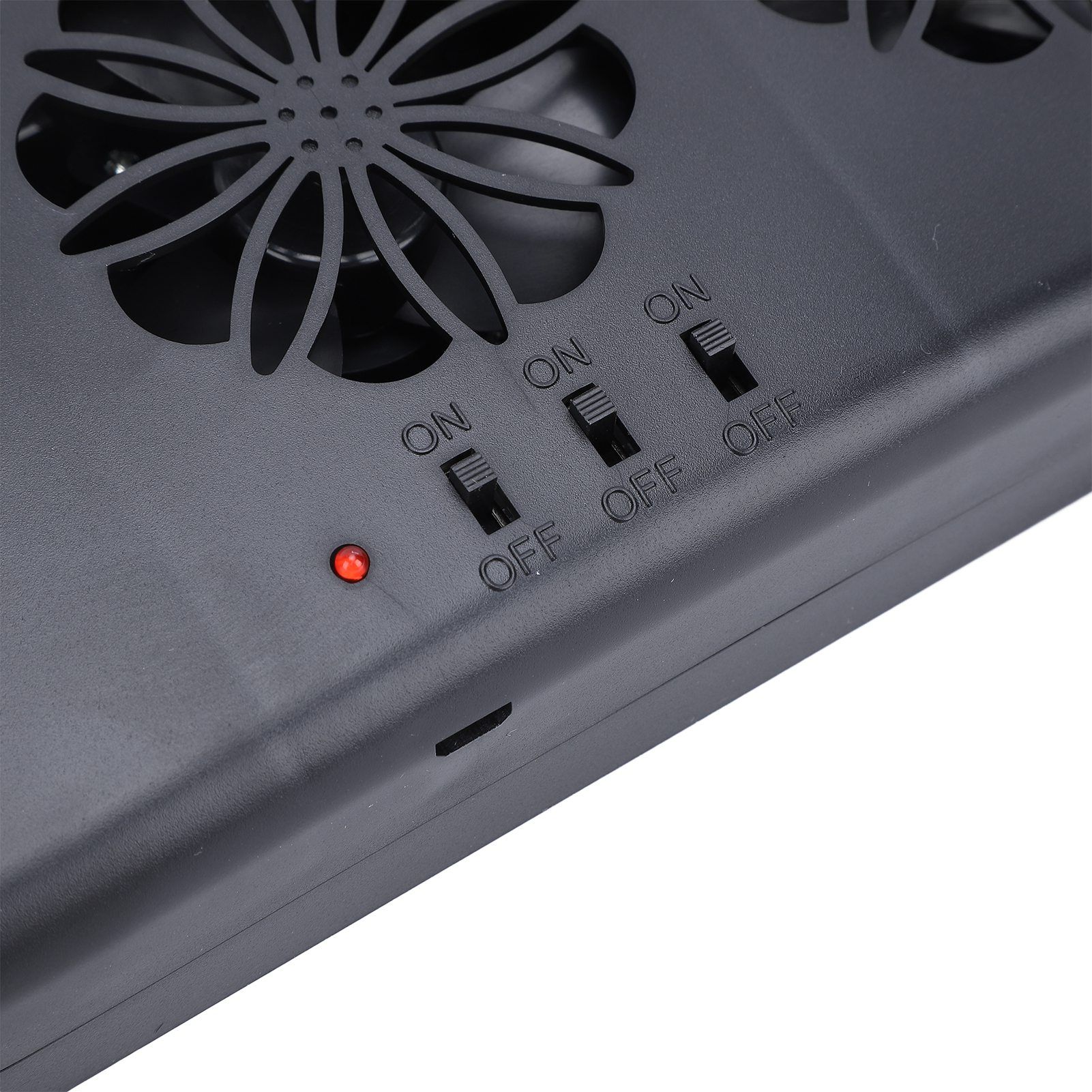 Car Air Vent Cooling Fan SUV Window Cooler 3 Outlet USB Plug in Circulation view 7