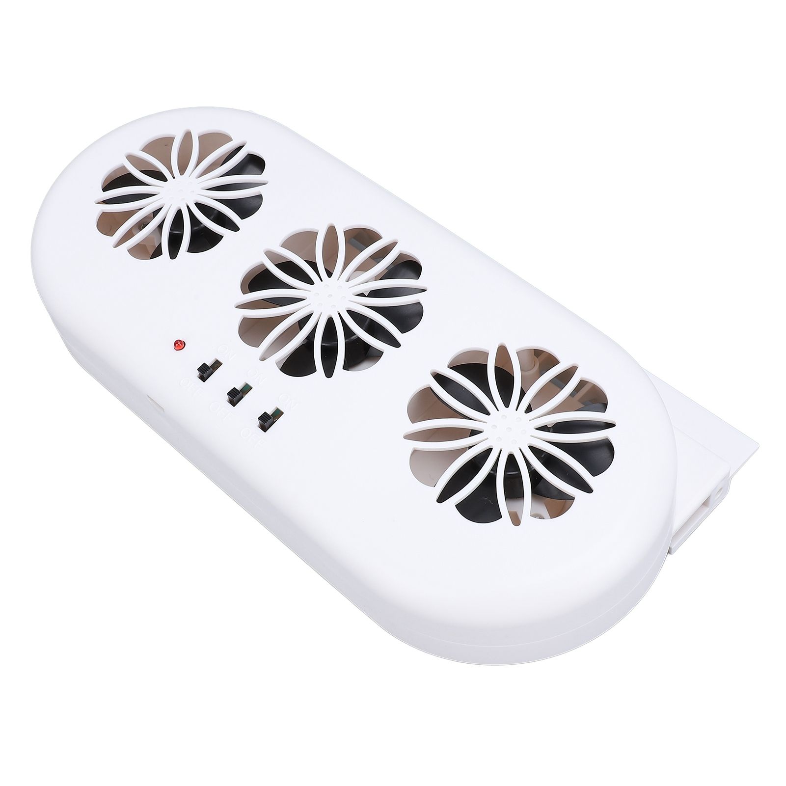 Car Air Vent Cooling Fan SUV Window Cooler 3 Outlet USB Plug in Circulation view 12