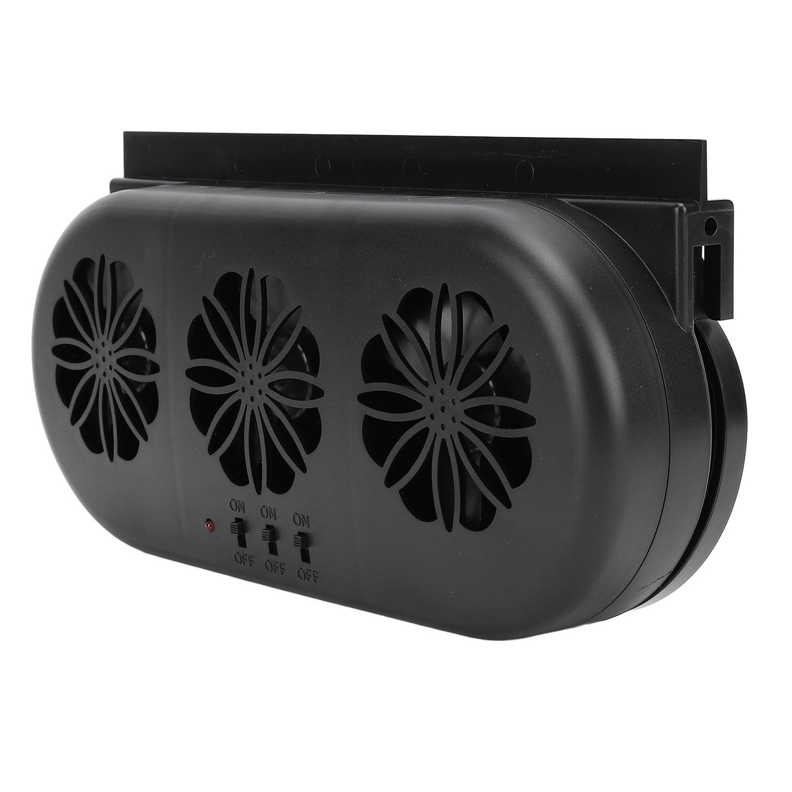 Solar Powered Car Exhaust Fan 5000RPM Air Circulation Vehicle Cooling Vent Fan