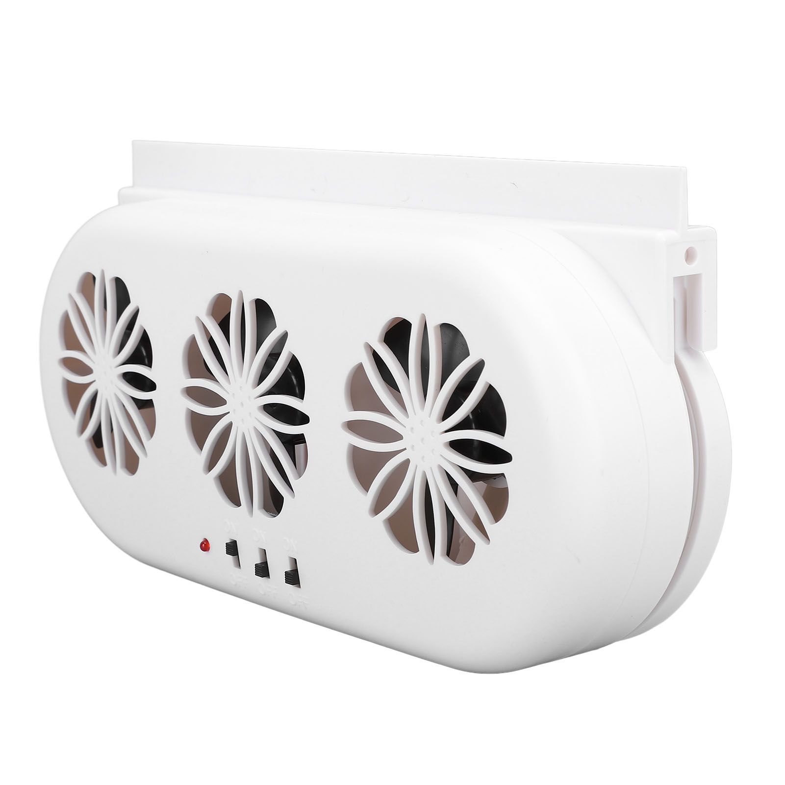 Solar Powered Car Exhaust Fan 5000RPM Air Circulation Vehicle Cooling Vent Fan