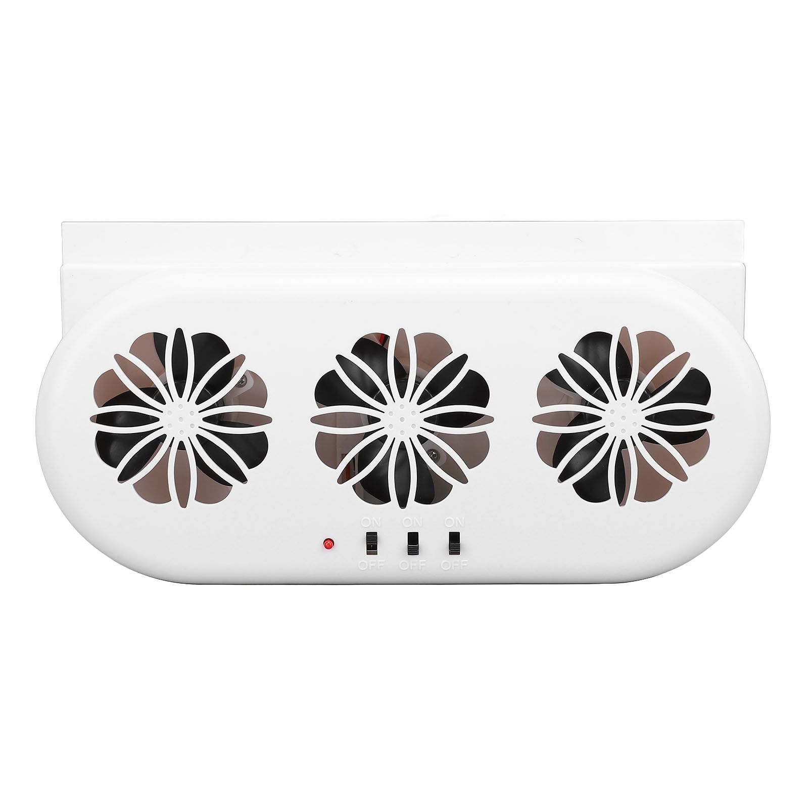 Solar Powered Car Exhaust Fan 5000RPM Air Circulation Vehicle Cooling Vent Fan view 6