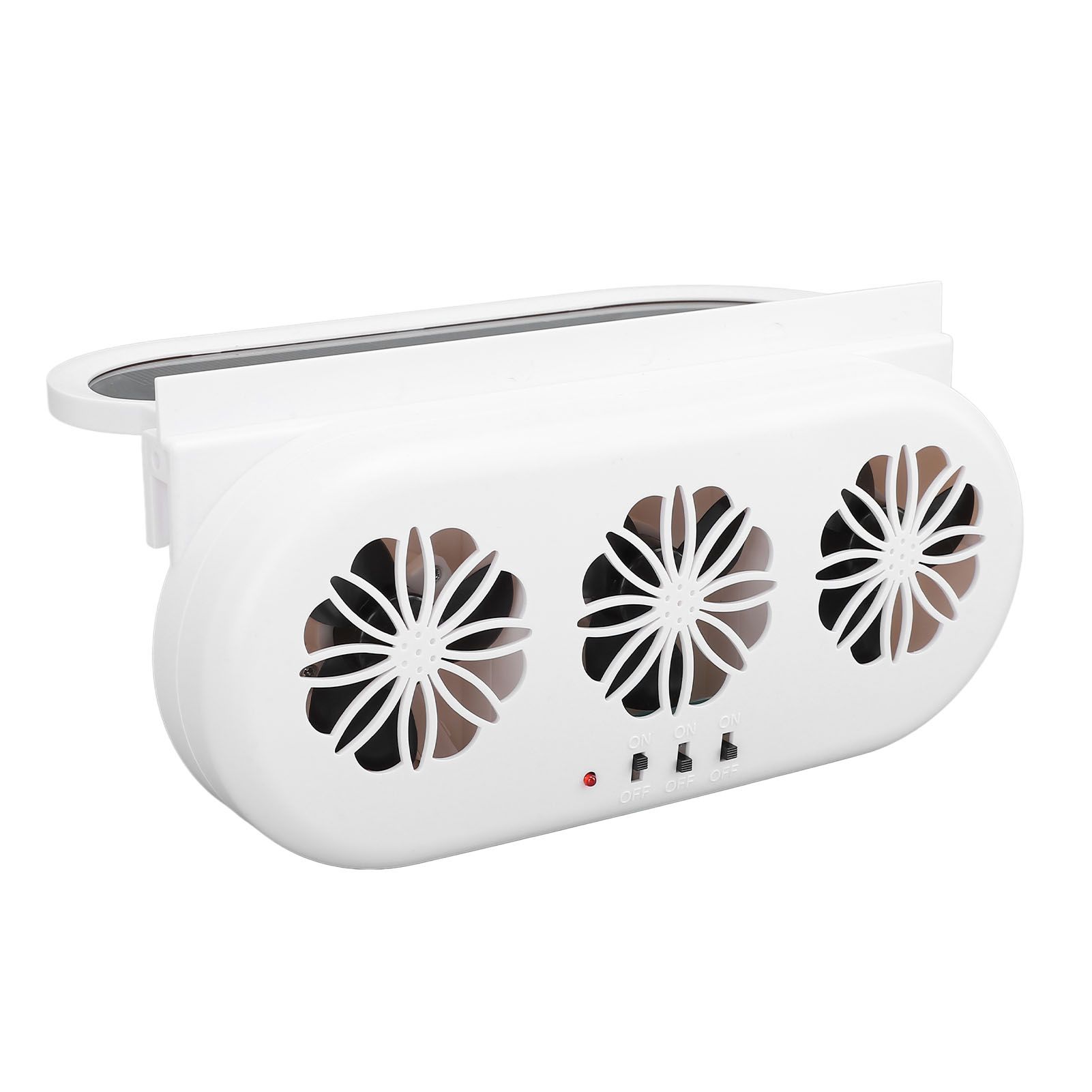 Solar Powered Car Exhaust Fan 5000RPM Air Circulation Vehicle Cooling Vent Fan view 9