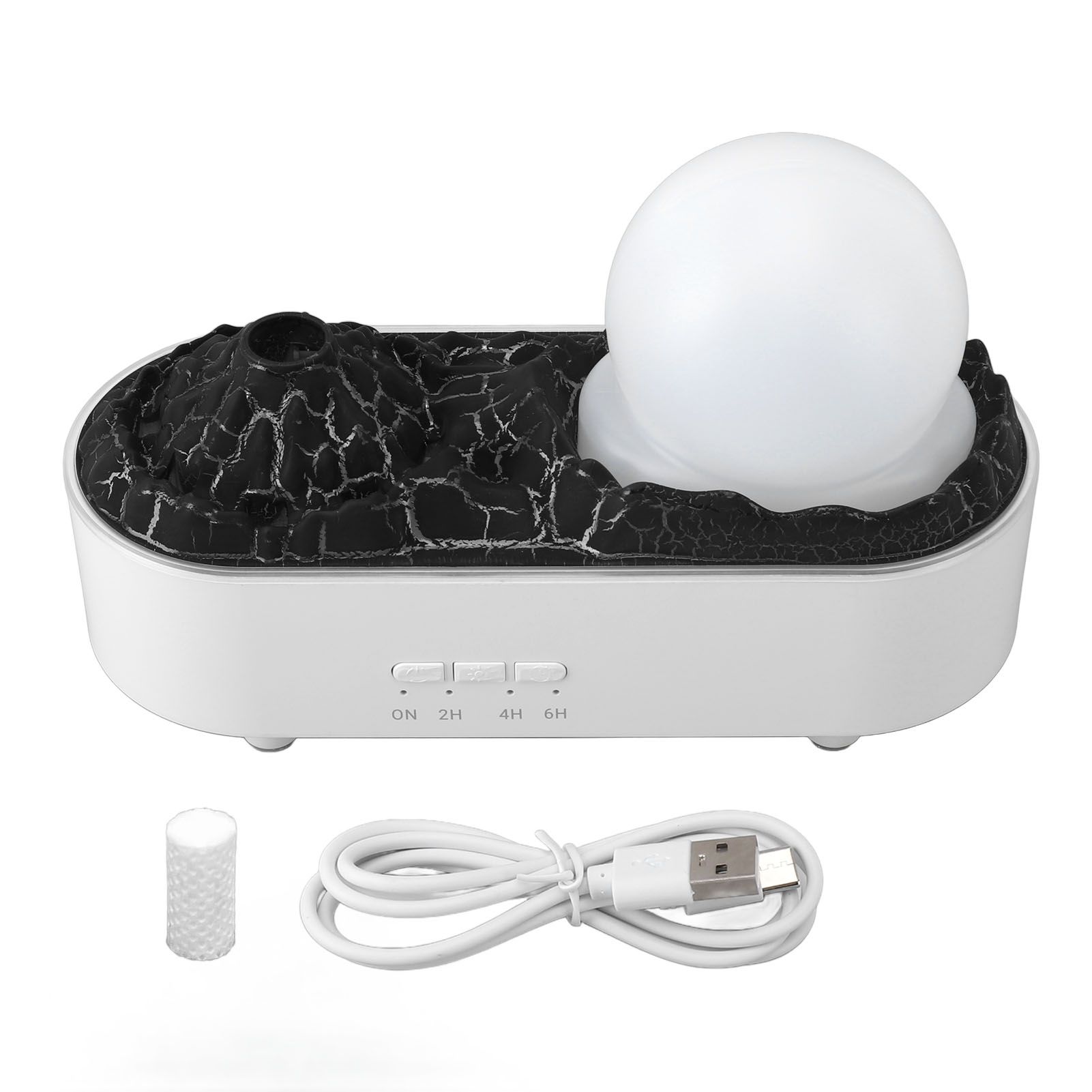 Volcano Aromatherapy Essential Oil Diffuser 200ML Humidifier Night Light 2 view 3