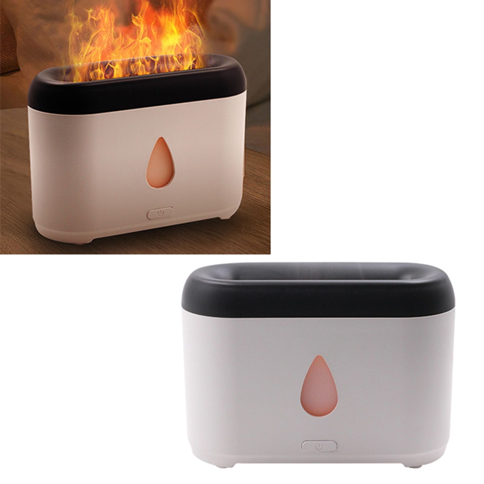 Flame Air Aroma Diffuser Humidifier 200ml Noiseless Essential Oil Diffuser for view 4