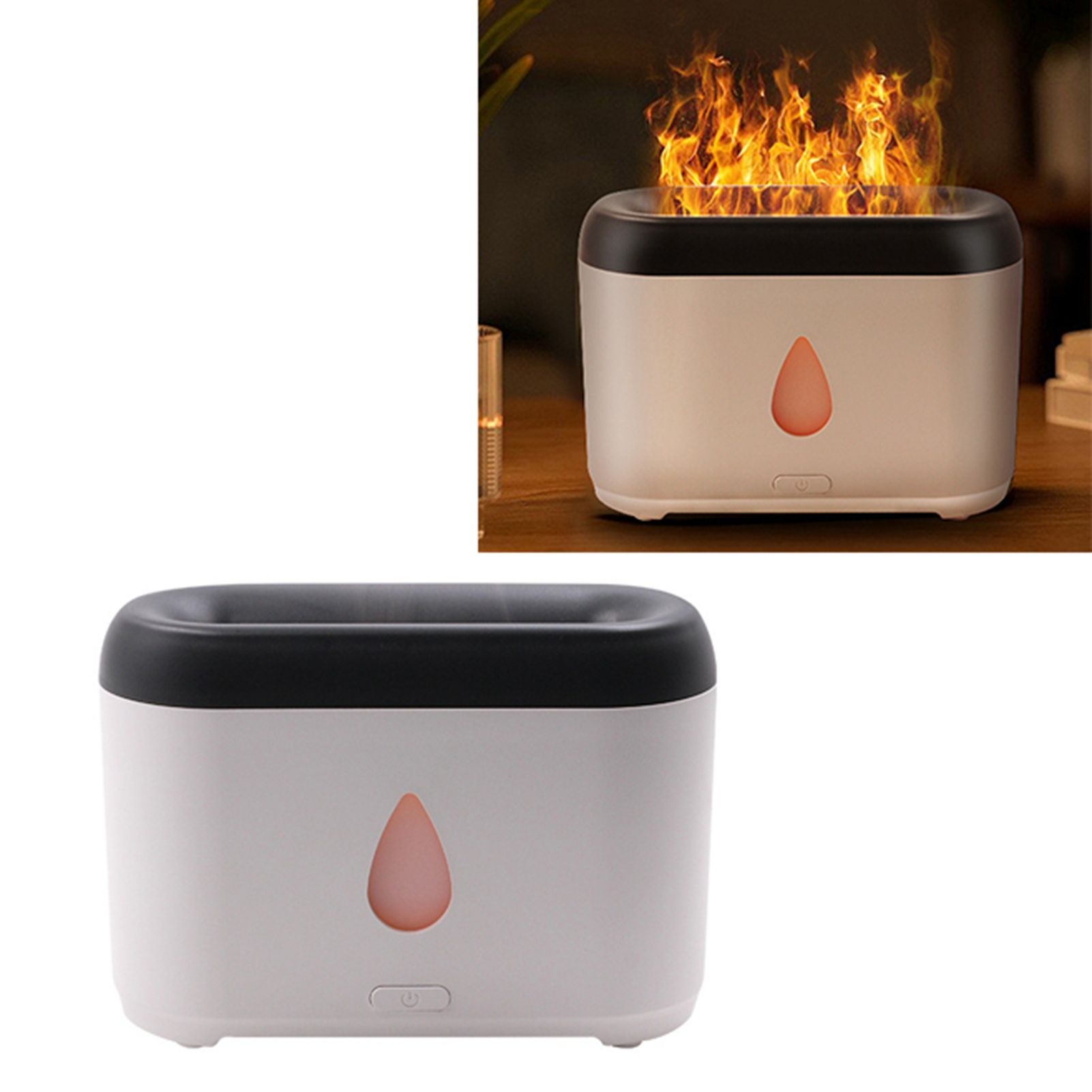 Flame Air Aroma Diffuser Humidifier 200ml Noiseless Essential Oil Diffuser for view 6