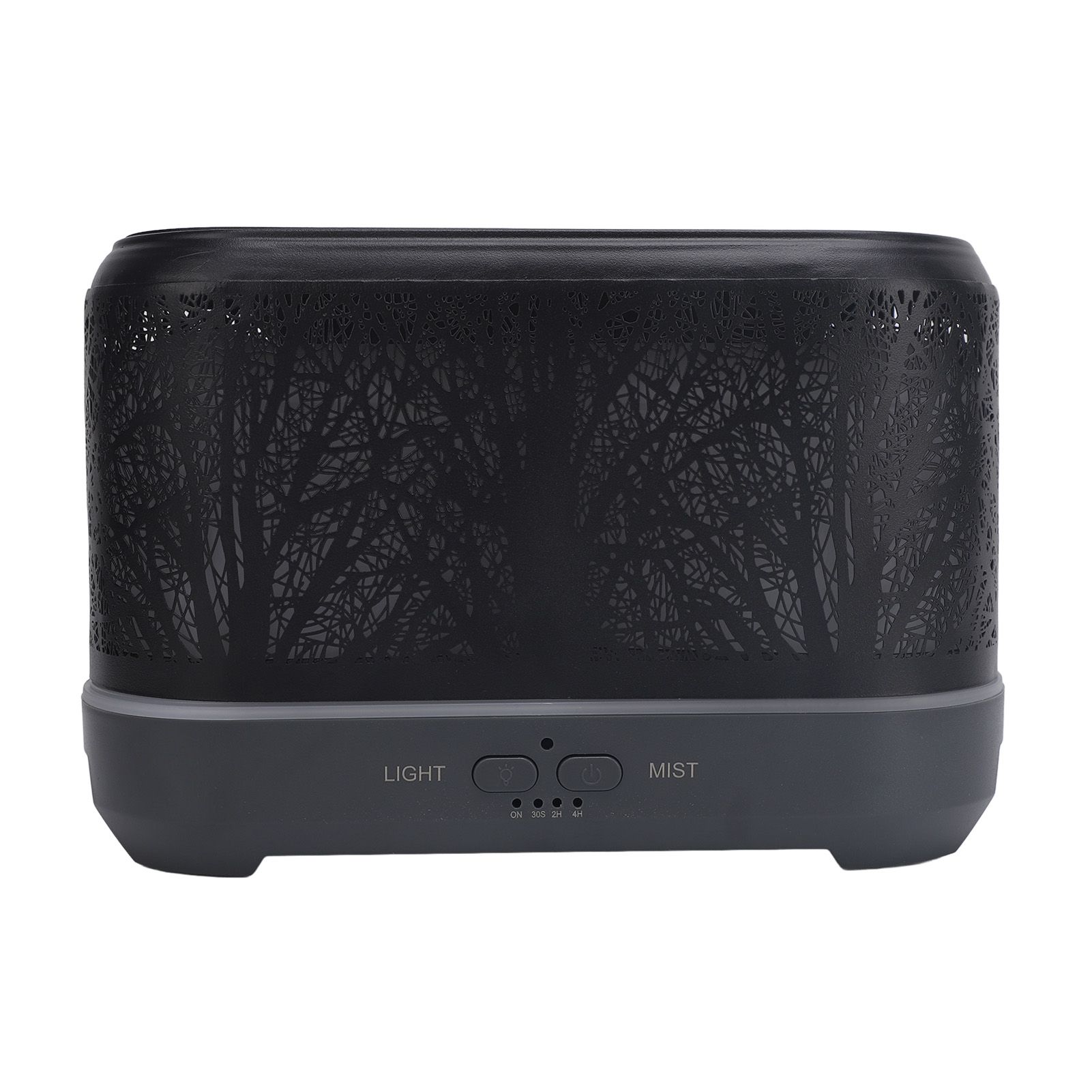 Flame Aroma Diffuser Iron Hollow Out Forest Colorful Lights Fire Mist view 6
