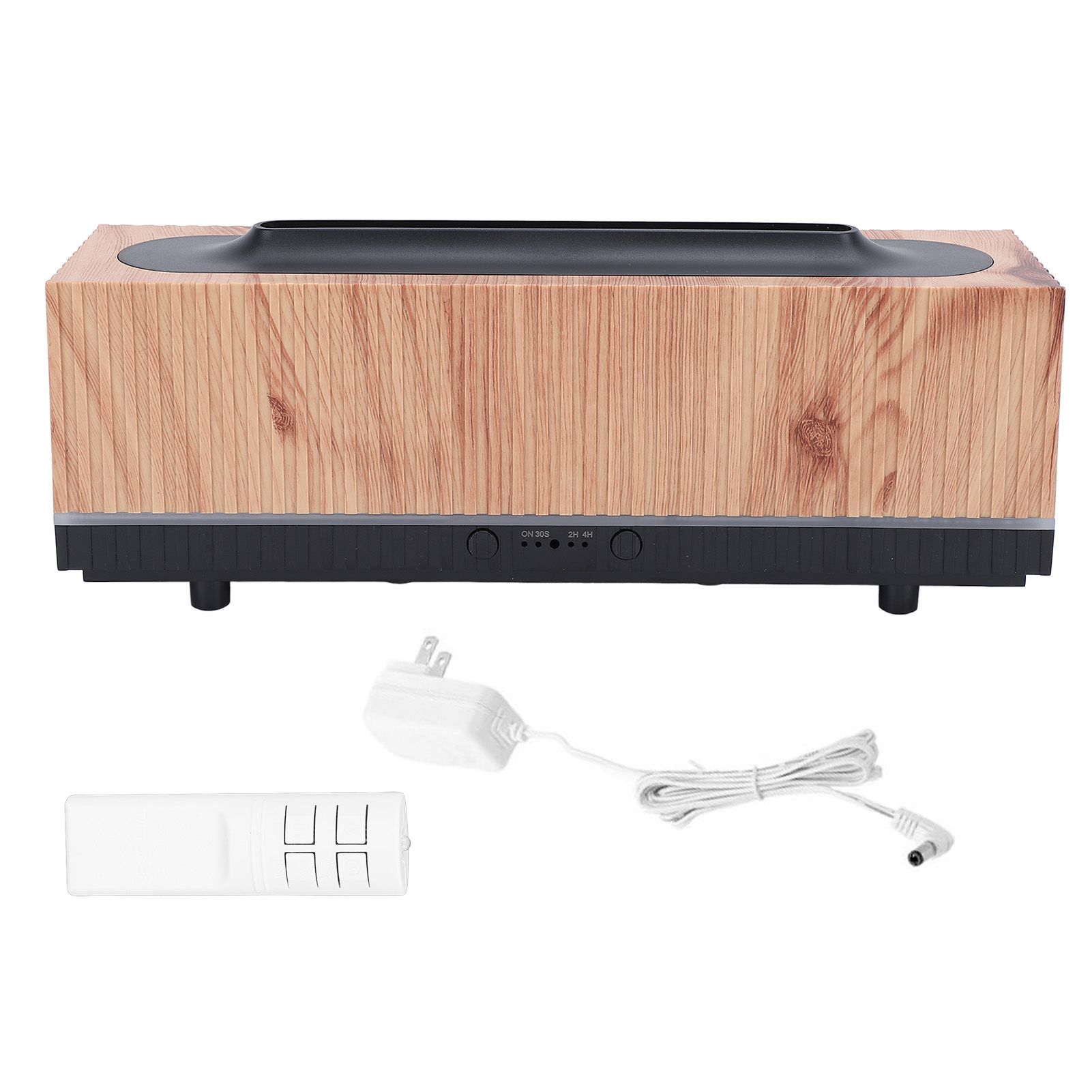 Flame Aroma Diffuser 200ml Woodgrain Model Nano Atomized Humidification Flame view 3