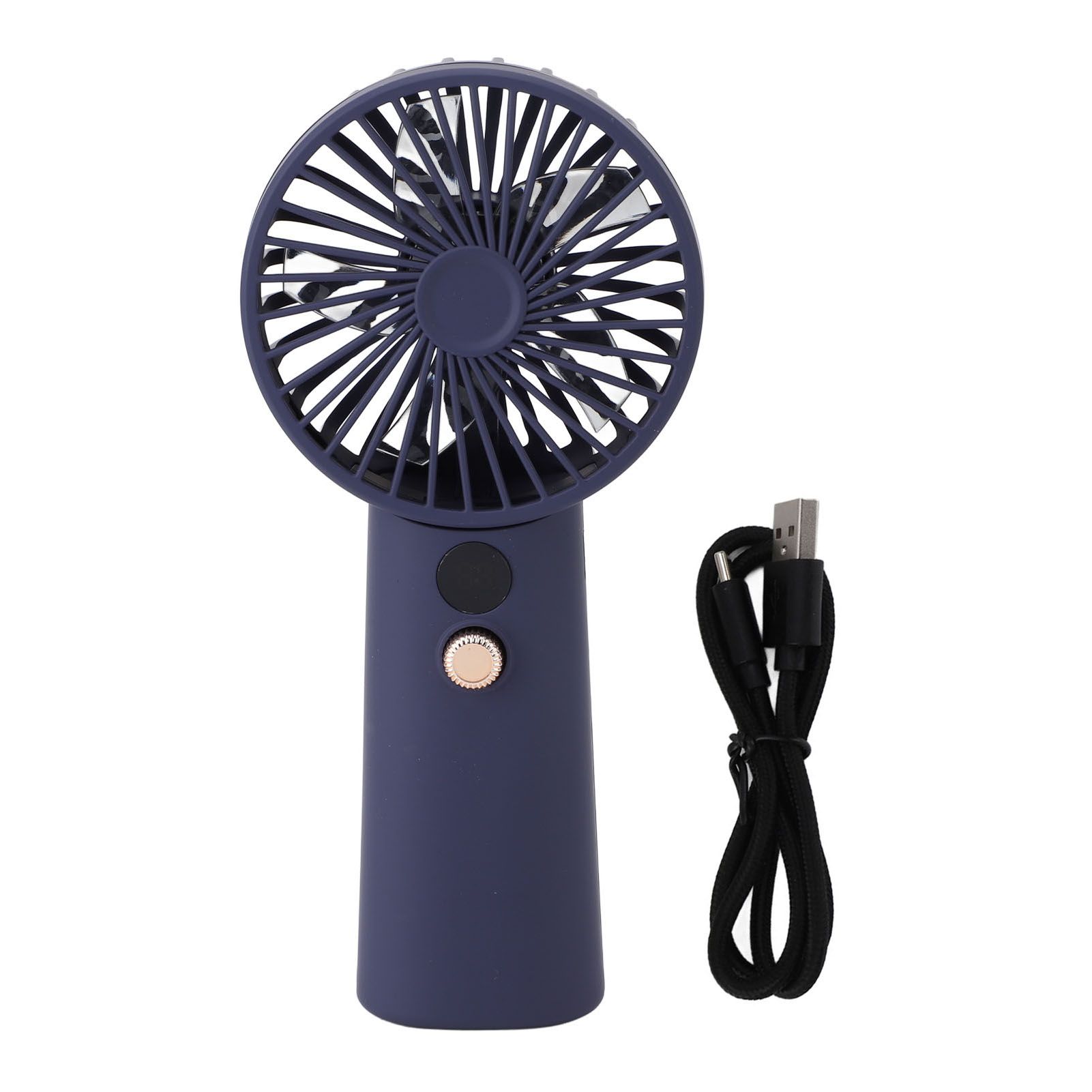 Portable Handheld Fan 100 Speeds Adjustable Powerful Wind USB Rechargeable view 3