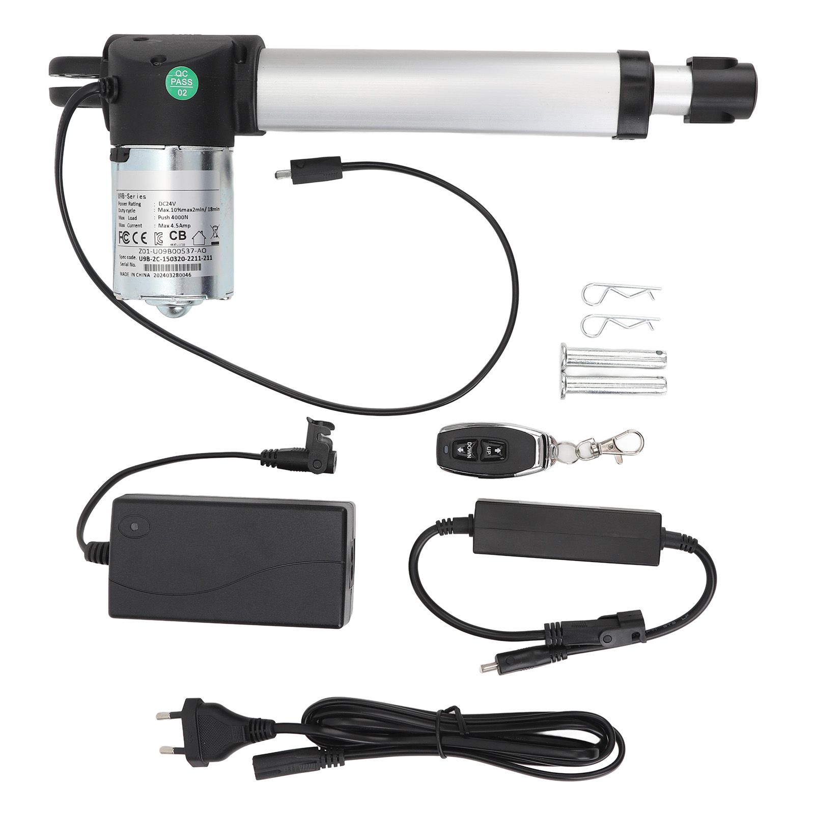Linear Actuator Motor with Remote Control 150mm Stroke 4000N Heavy Duty view 3