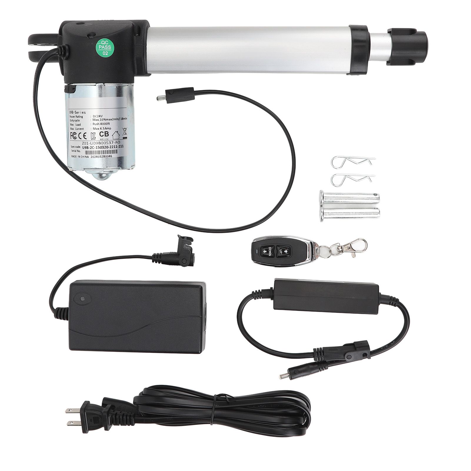 Linear Actuator Motor with Remote Control 150mm Stroke 4000N Heavy Duty view 3