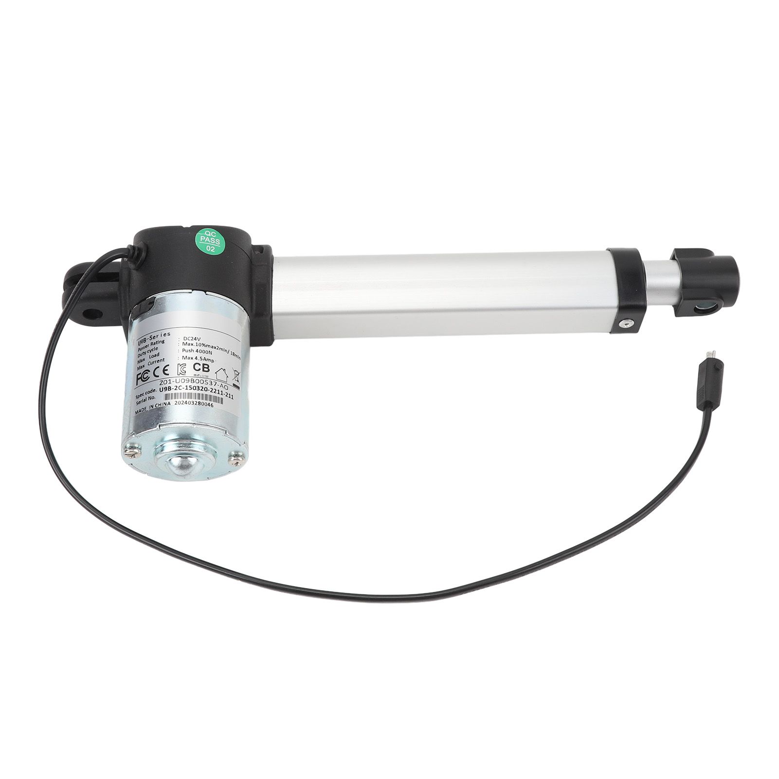 Electric Recliner Actuator Replacement Kit 6.1in Stroke High Sensitivity ABS
