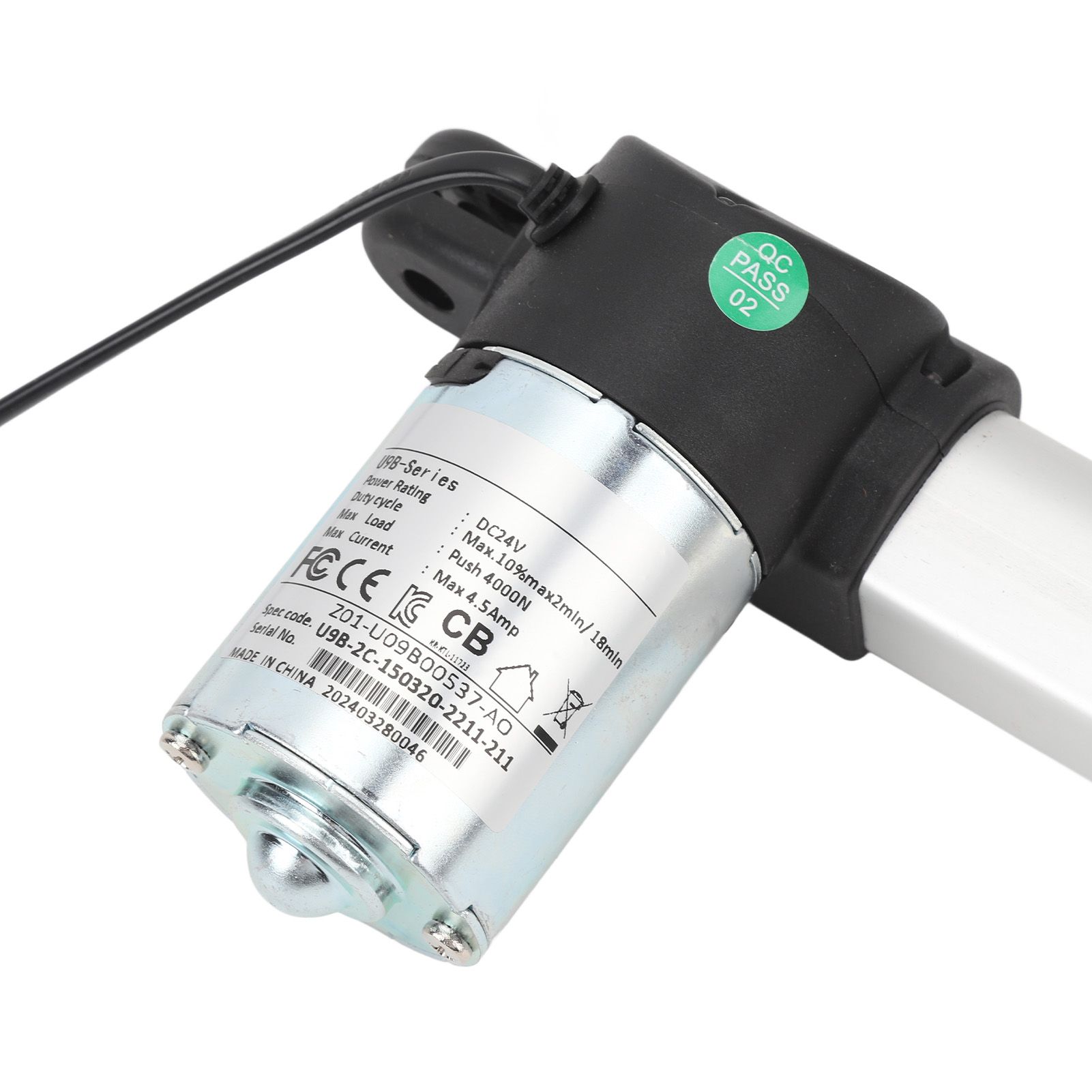 Electric Recliner Actuator Replacement Kit 6.1in Stroke High Sensitivity ABS view 5