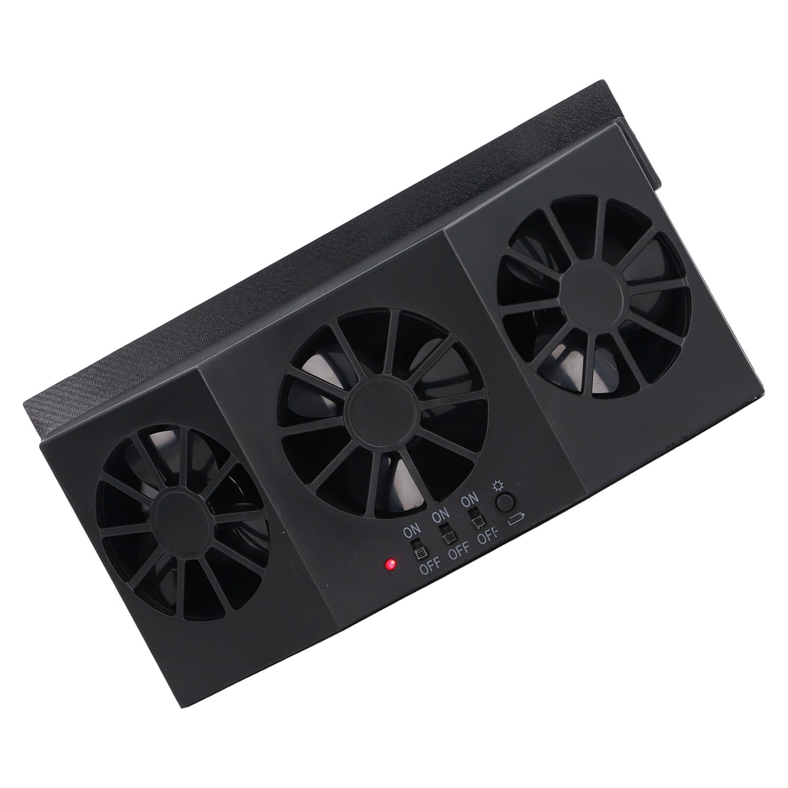 Car Exhaust Fan Solar Powered Air Circulating Fan Car Window Vent Fan for Odor view 6