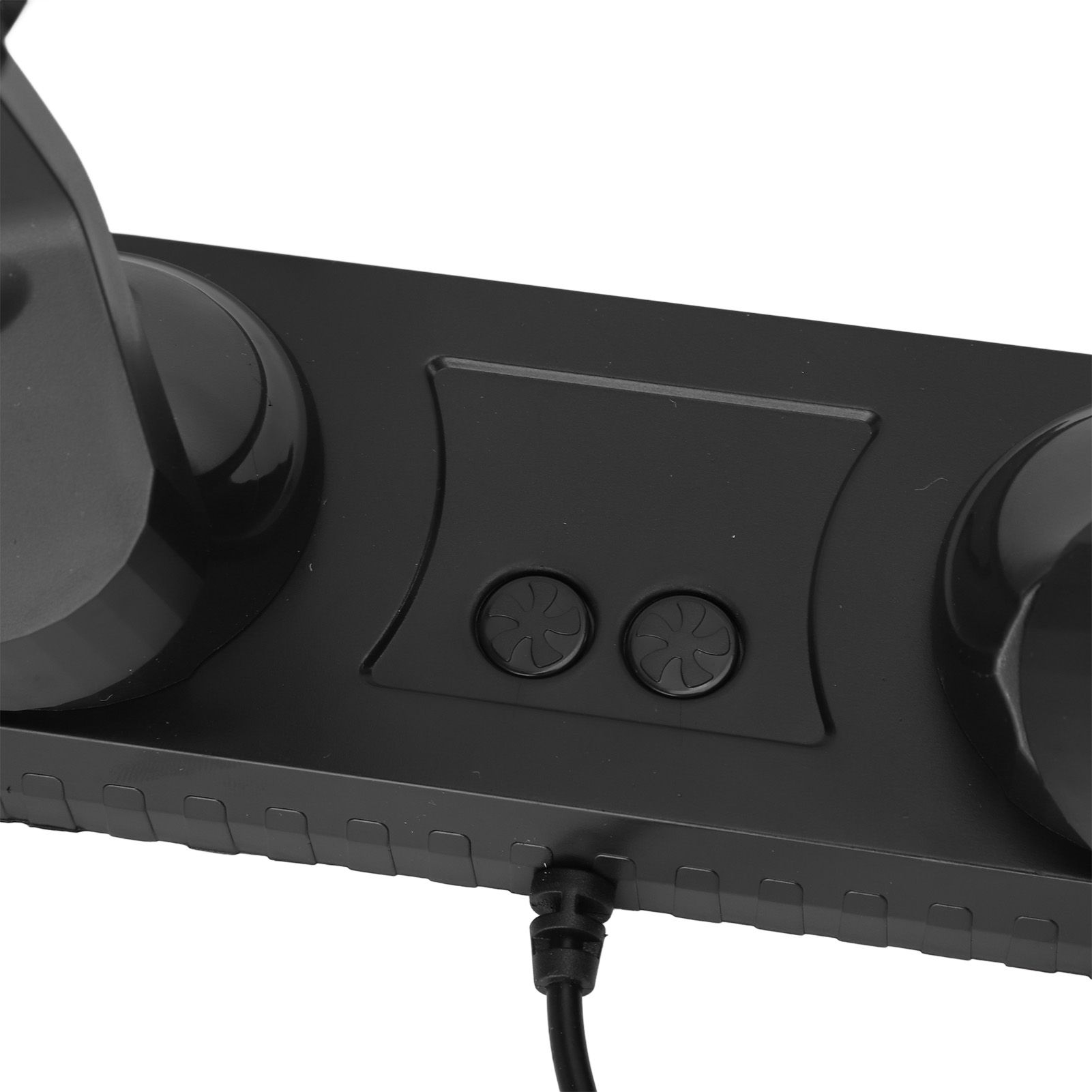 Car Fan Portable Dual Head Electric Vehicle Mounted USB 360 Degree Rotation view 2