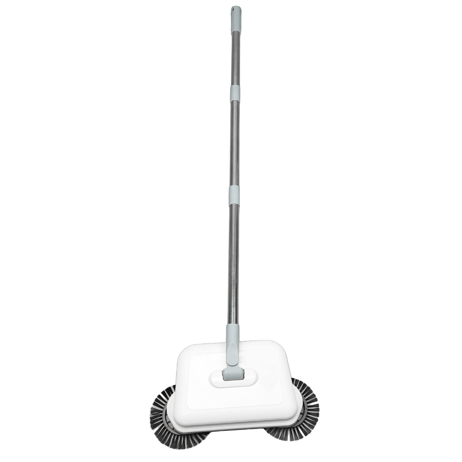 Hand Push Sweeper 2 in 1 Wet Dry Use 360 Degree Rotating Quiet Manual Sweeping view 4