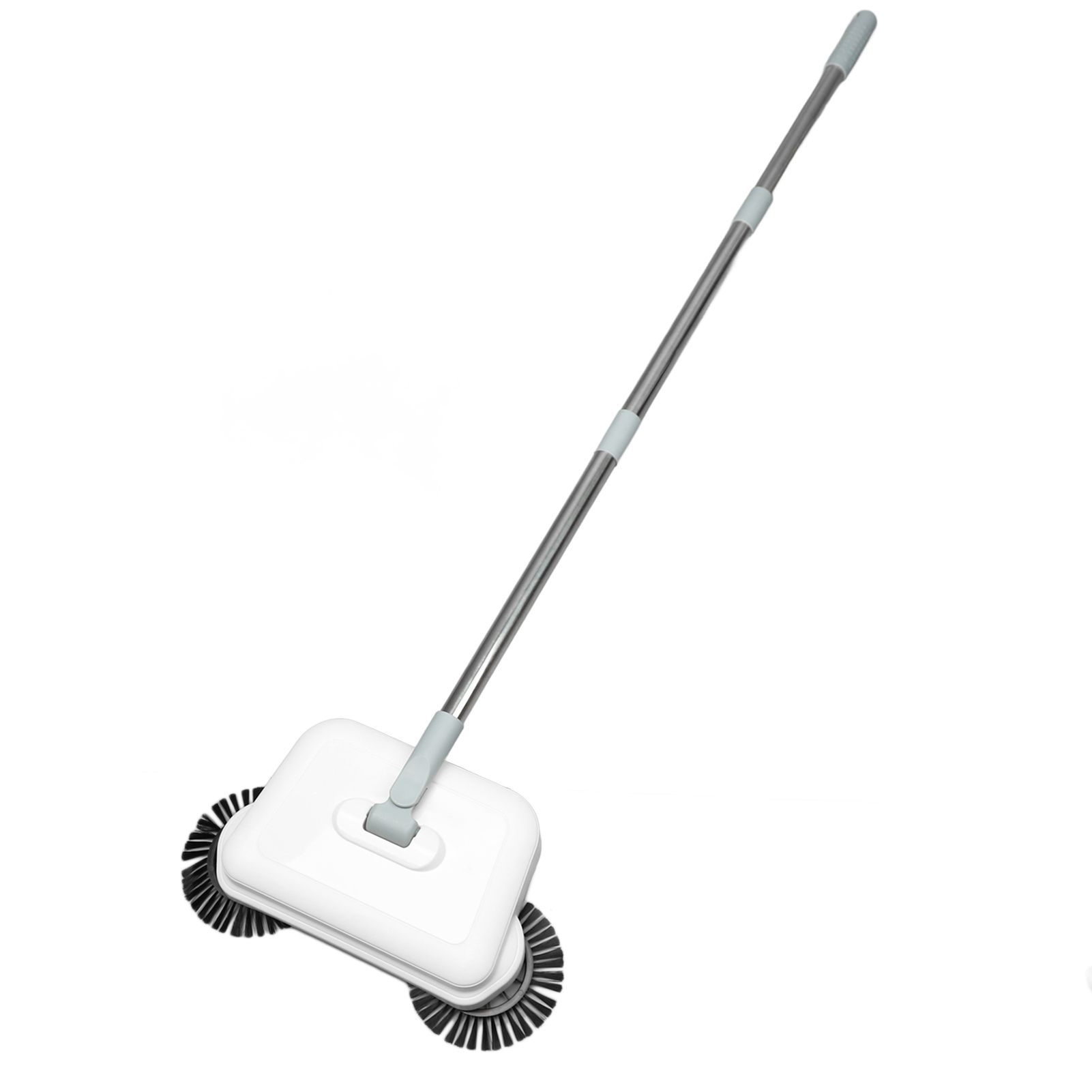 Hand Push Sweeper 2 in 1 Wet Dry Use 360 Degree Rotating Quiet Manual Sweeping view 9