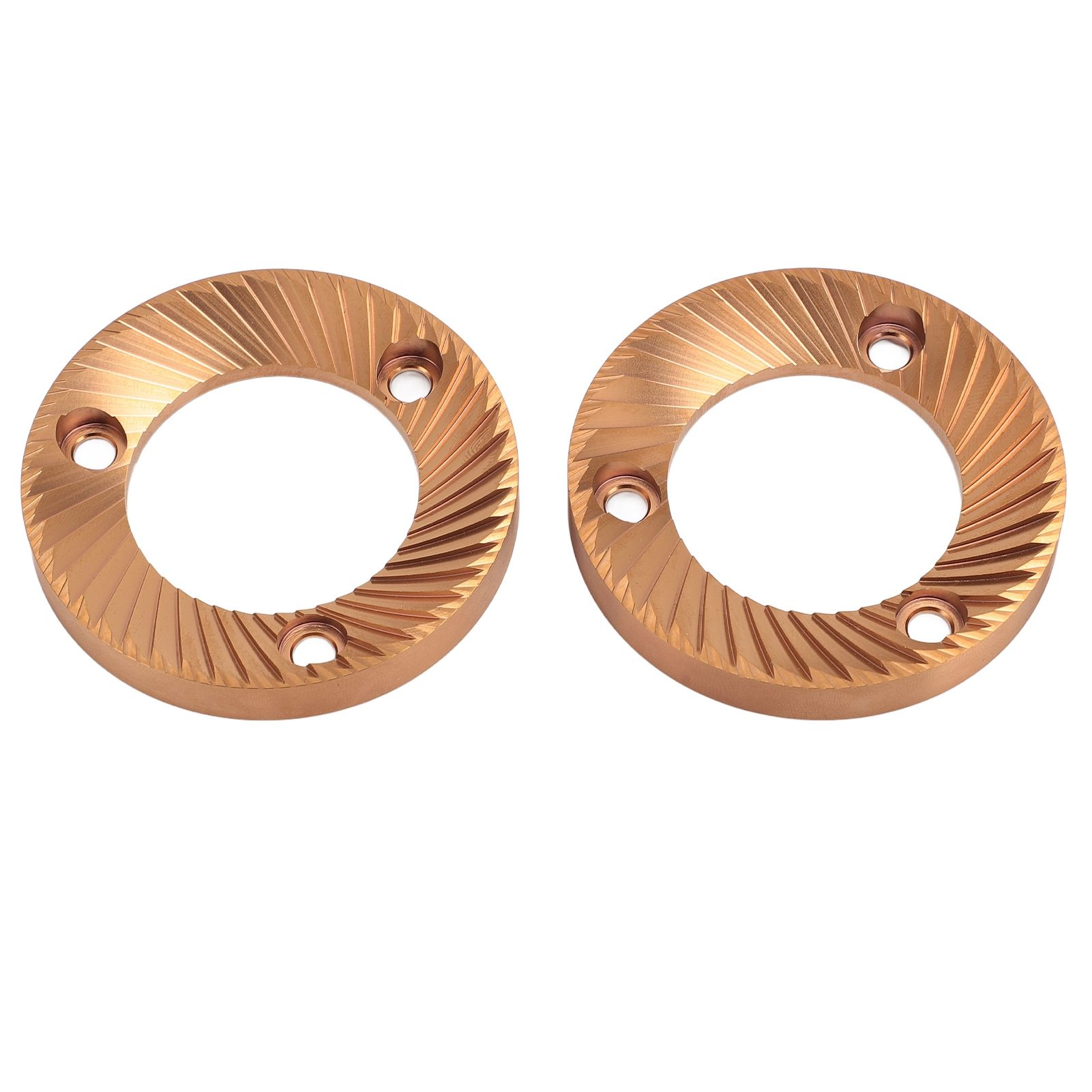 2PCS Coffee Grinder Flat Burr 64mm Titanium Plated Multipurpose Flat Burr for