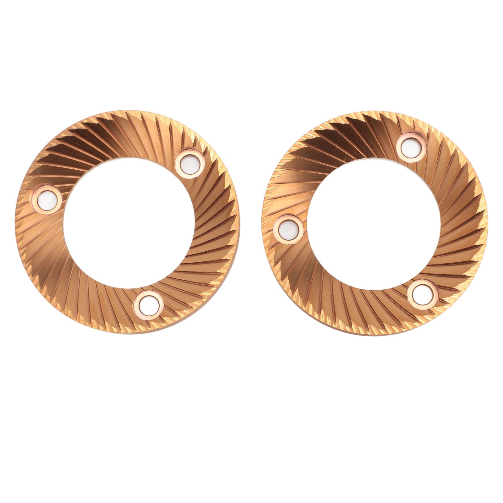 2PCS Coffee Grinder Flat Burr 64mm Titanium Plated Multipurpose Flat Burr for view 3