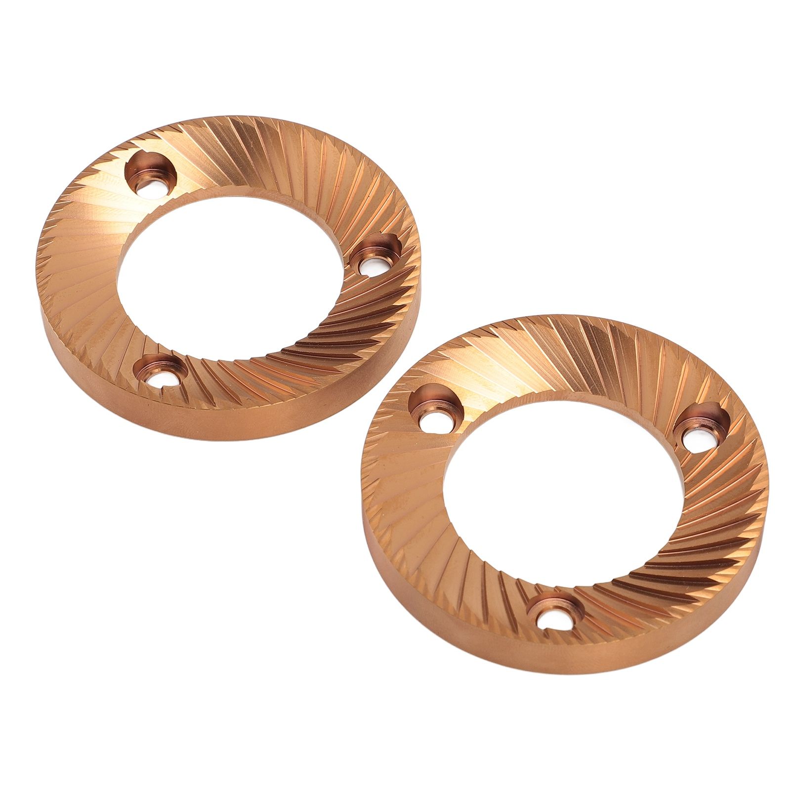 2PCS Coffee Grinder Flat Burr 64mm Titanium Plated Multipurpose Flat Burr for view 11