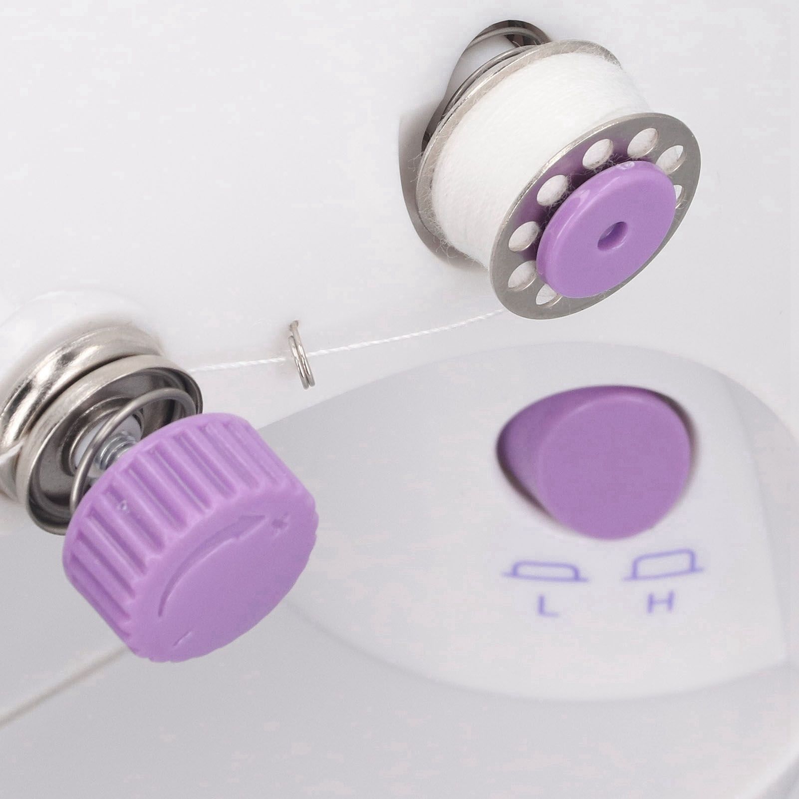 Mini Sewing Machine for Beginner Electric Portable Sewing Quilting Machine Kit view 2