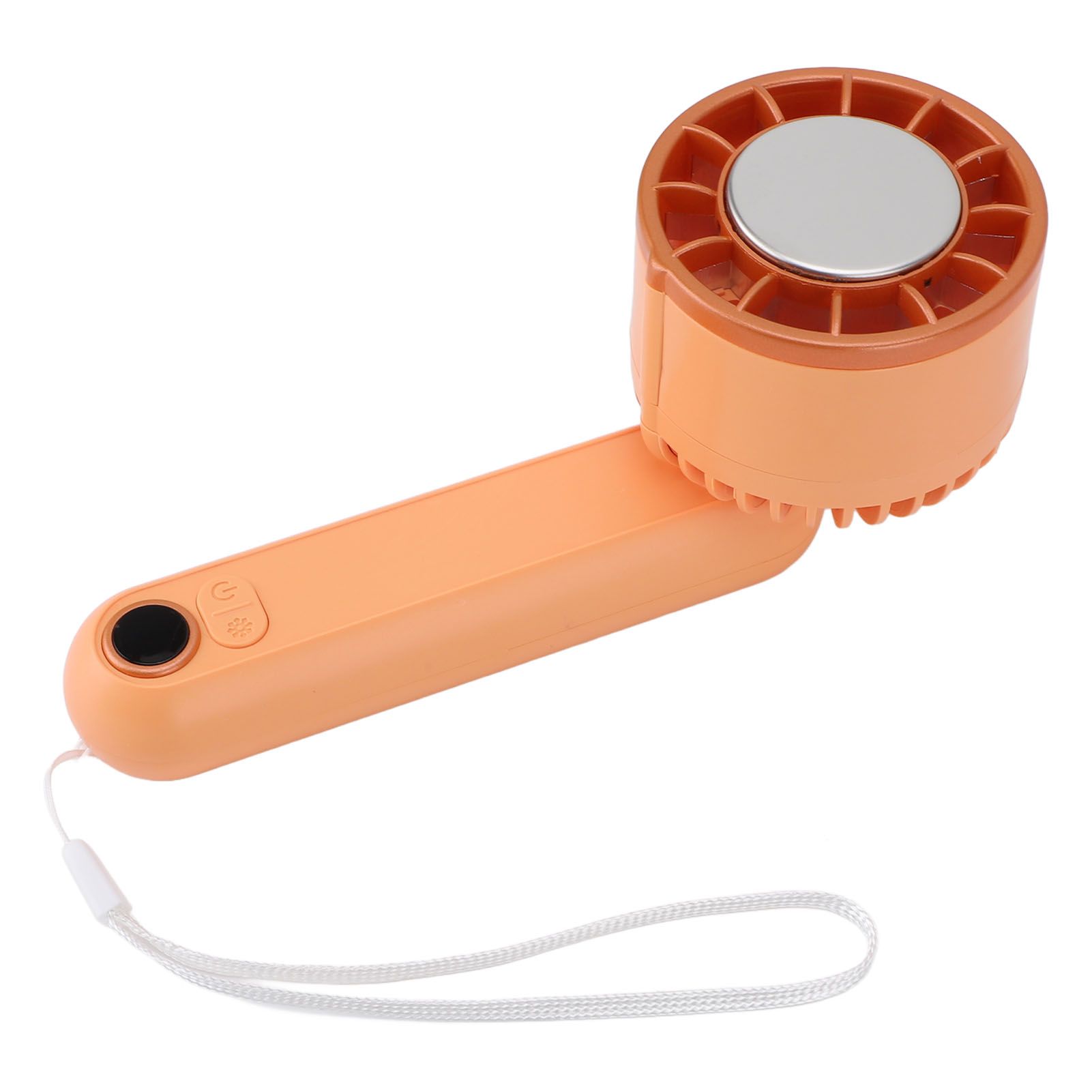 Portable Handheld Fan Foldable LED Display Rechargeable Handheld Pocket Fan view 4