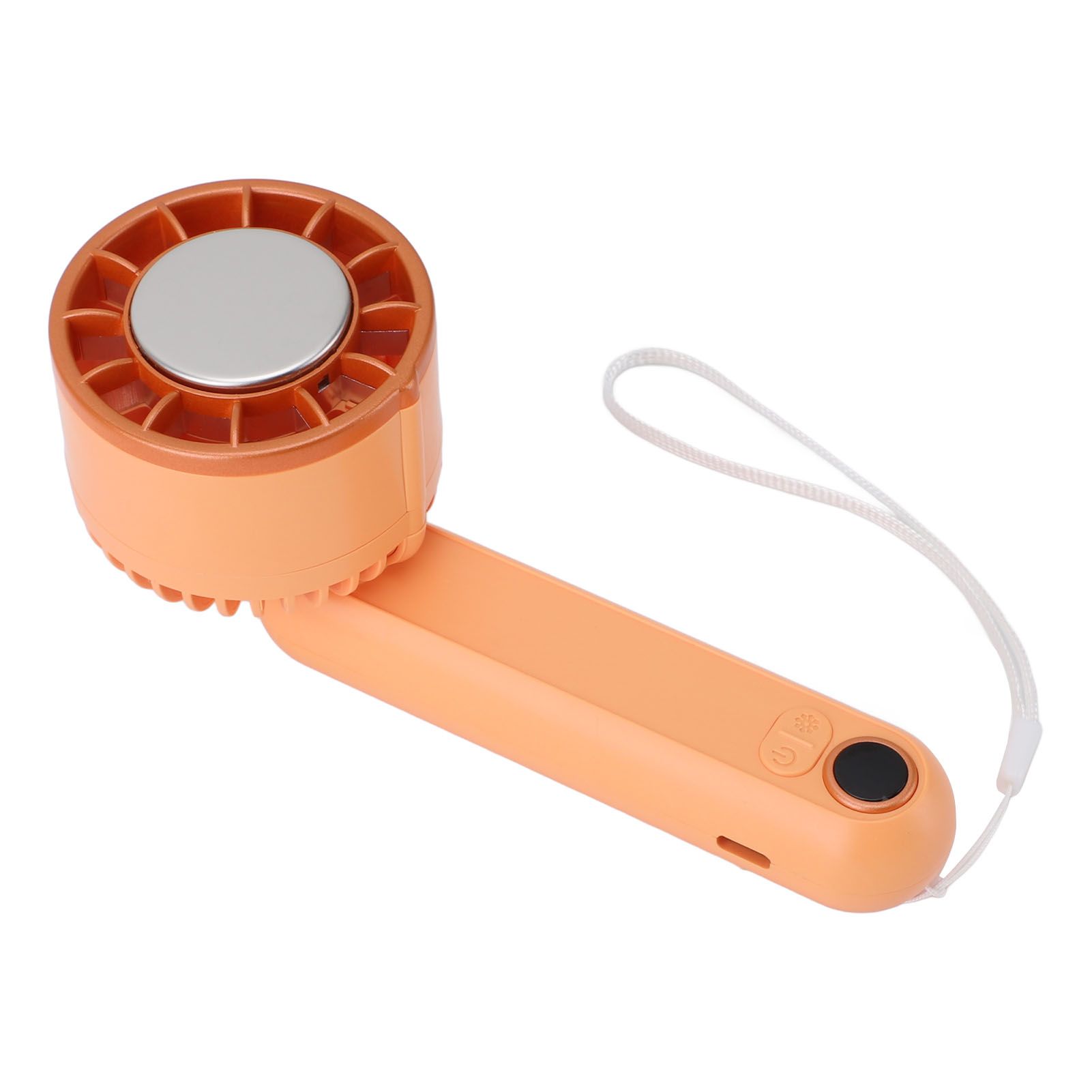 Portable Handheld Fan Foldable LED Display Rechargeable Handheld Pocket Fan view 8