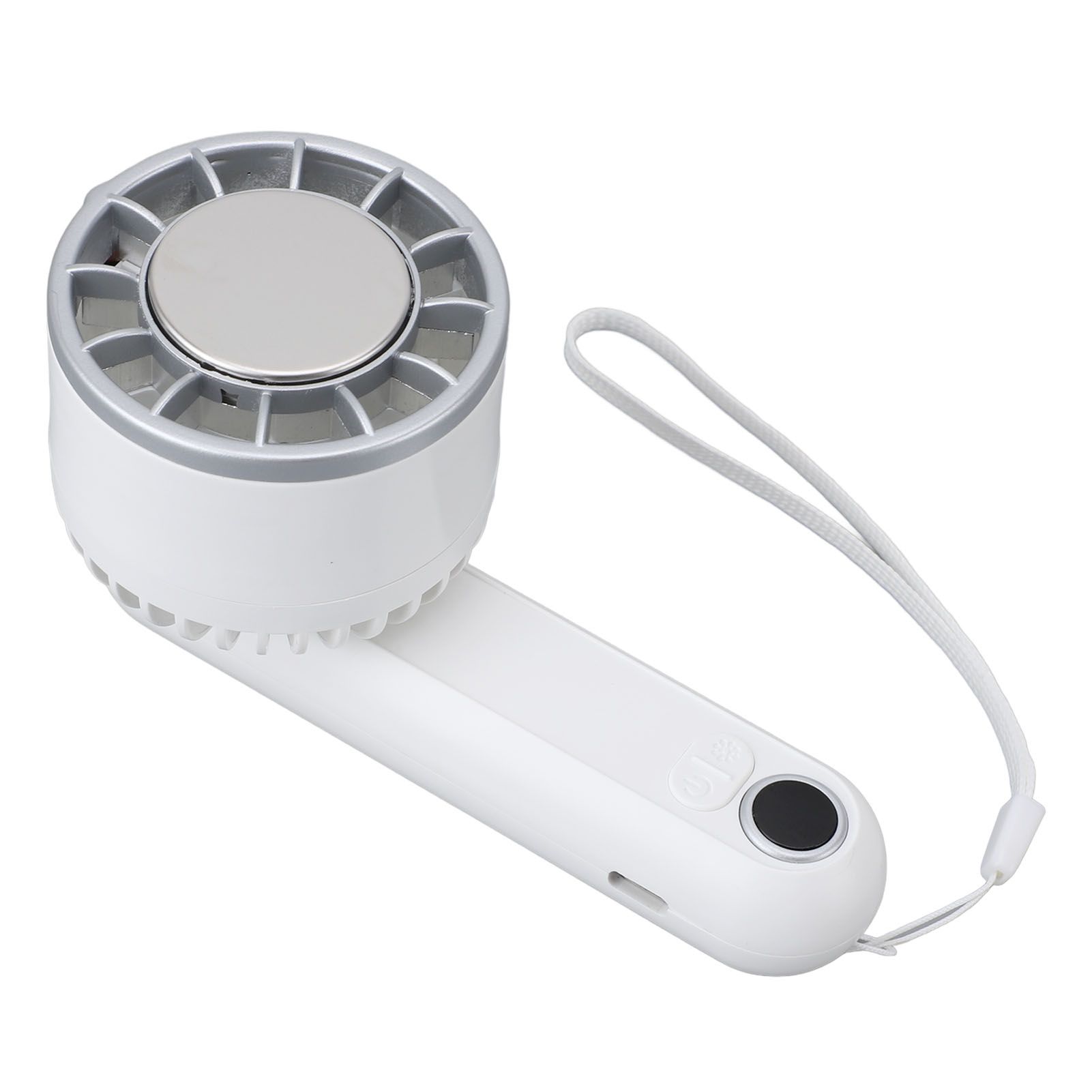 Portable Handheld Fan Foldable LED Display Rechargeable Handheld Pocket Fan