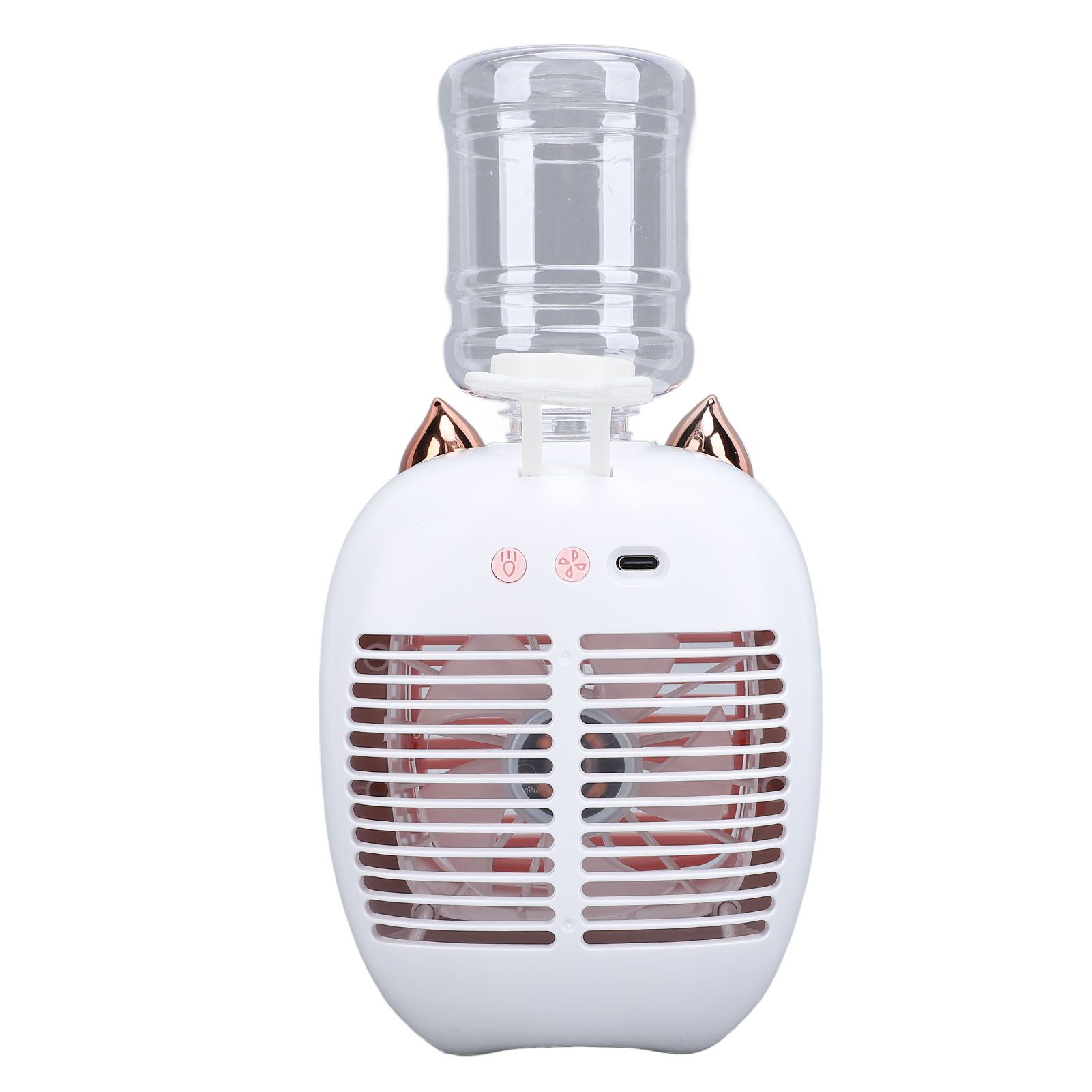 Desktop Cooling Fan Little Fox Shaped Misting USB Rechargeable 800mah Mini view 10