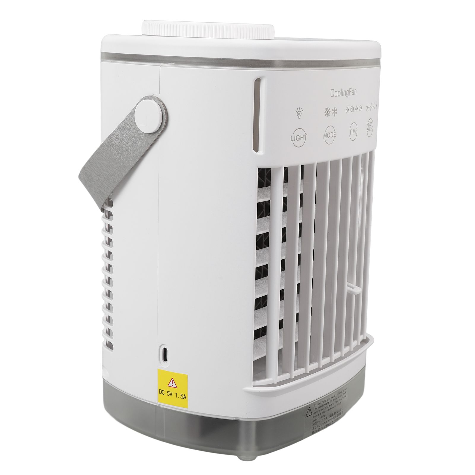 Portable Air Conditioner Fan 2 Modes 4 Speeds Timed USB Evaporative Air Cooler view 4