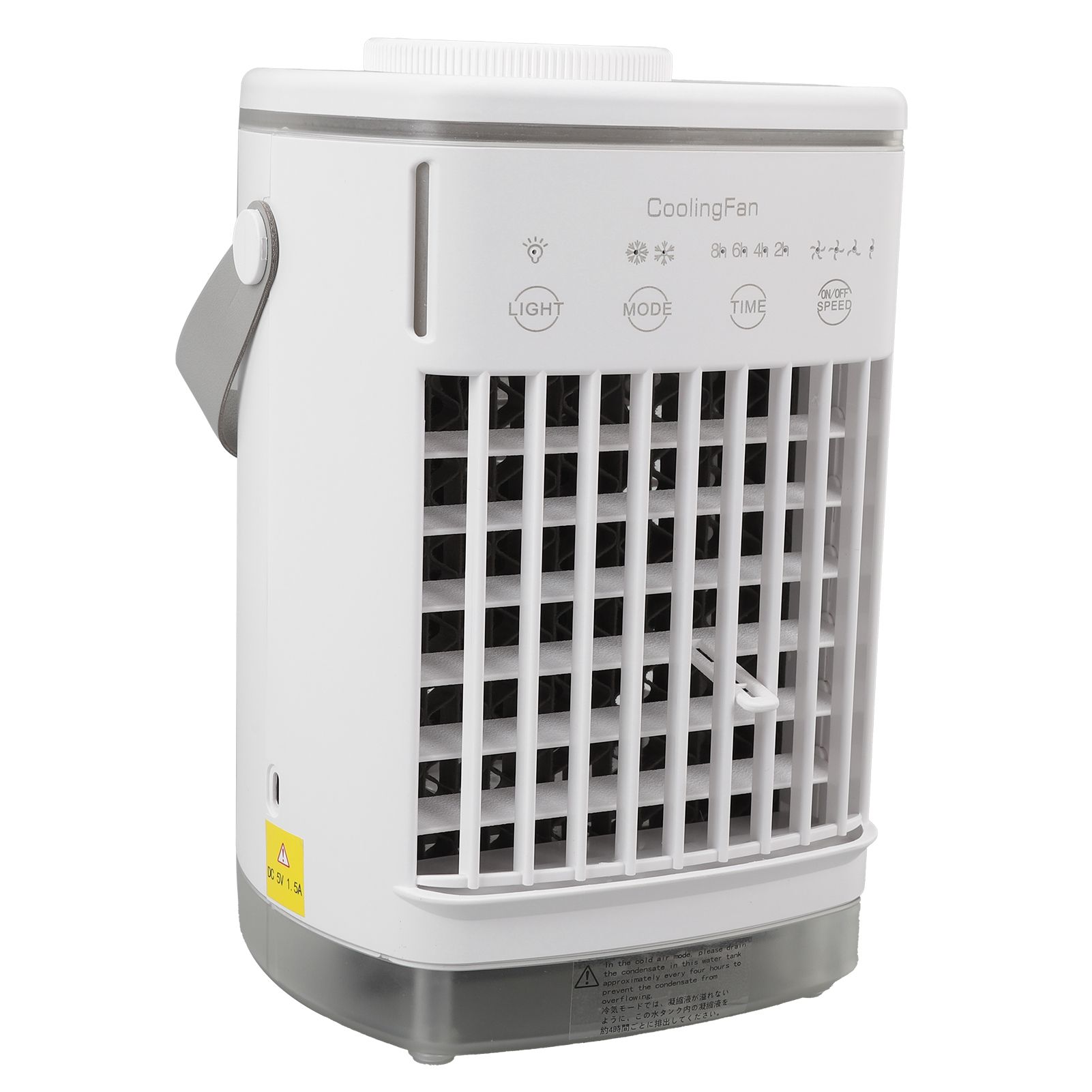 Portable Air Conditioner Fan 2 Modes 4 Speeds Timed USB Evaporative Air Cooler view 6