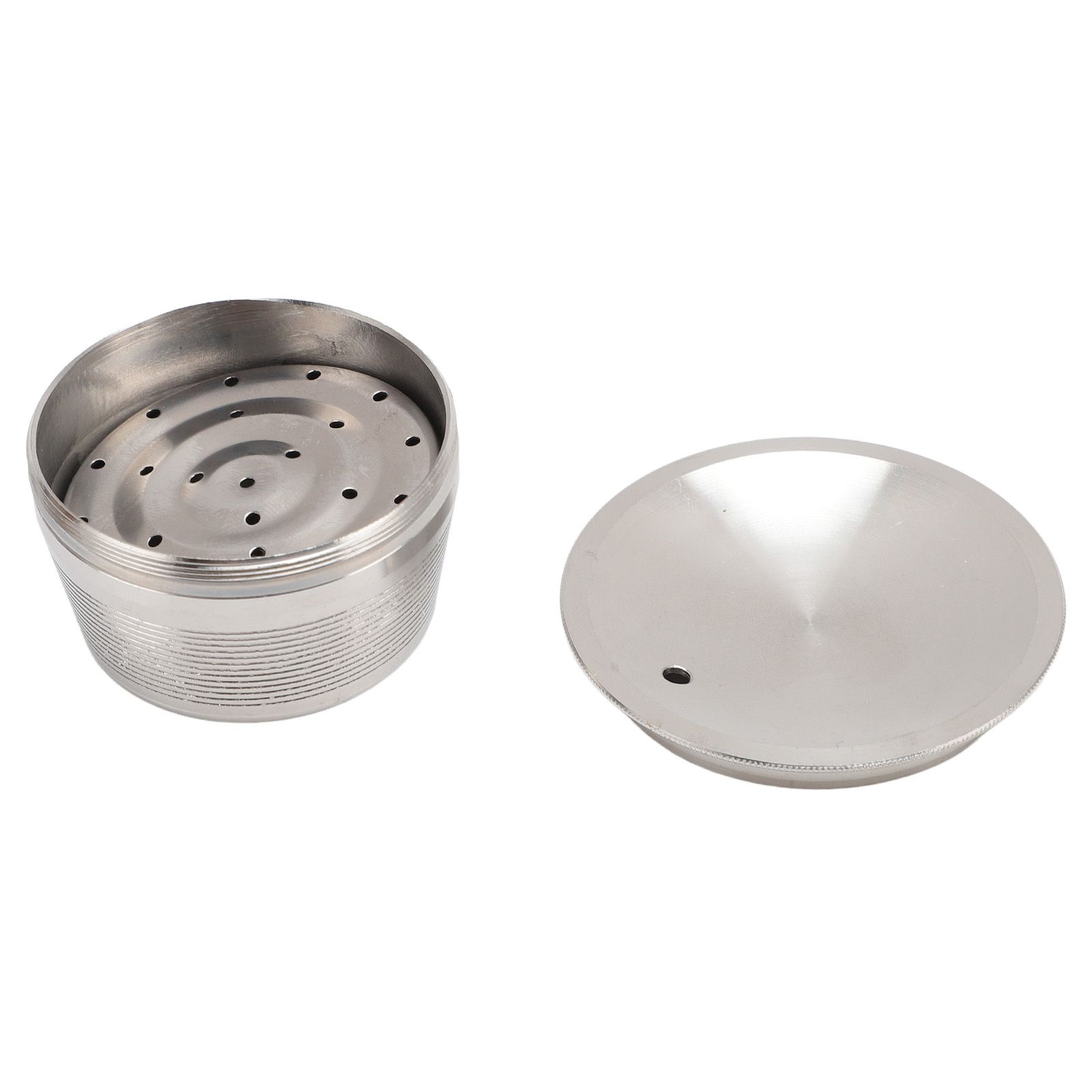 Stainless Steel Coffee Capsule Easy to Clean Silicone Lid Portable view 2
