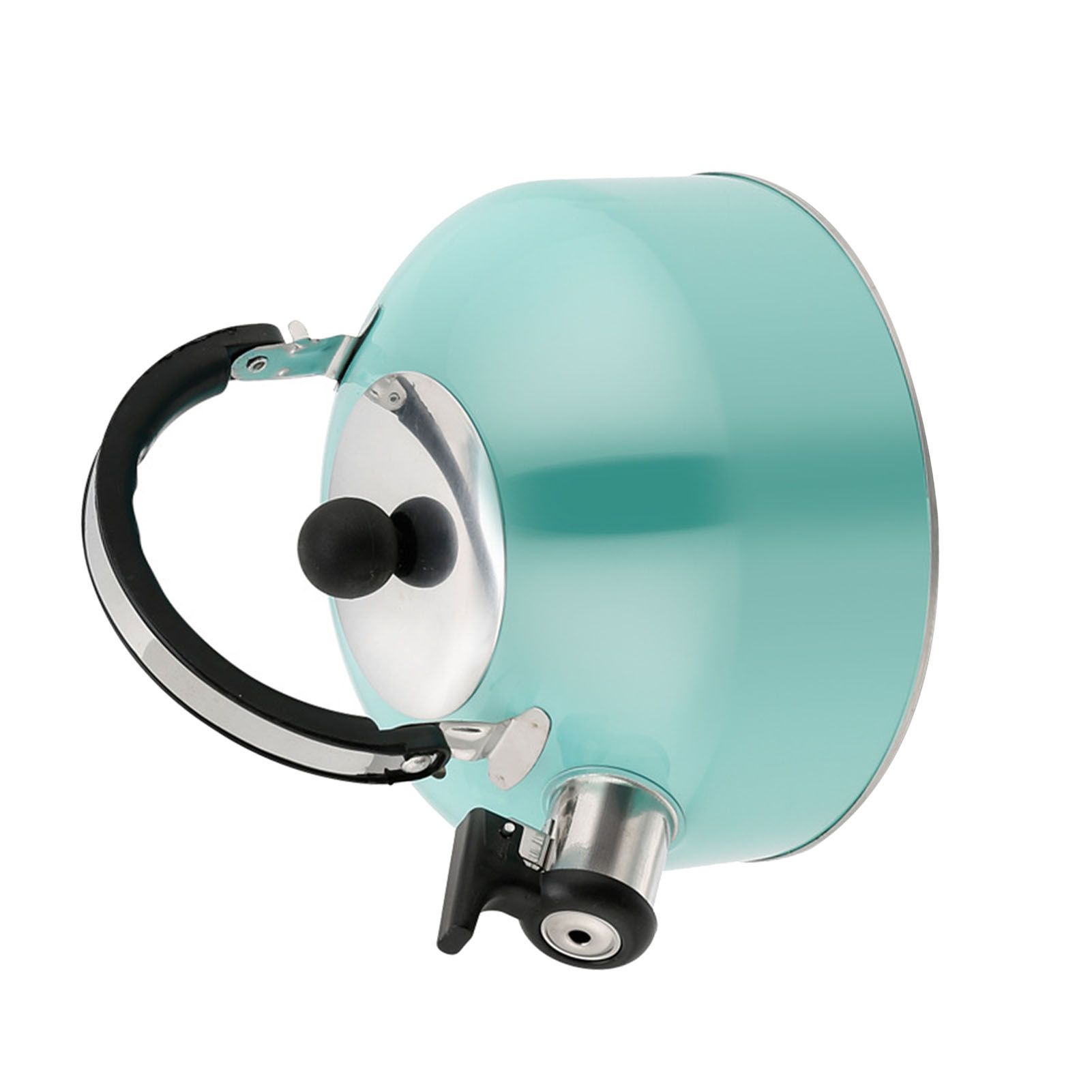 Whistling Tea Kettle Flat Bottom Stainless Steel Teapot for Stovetop Induction — image 1